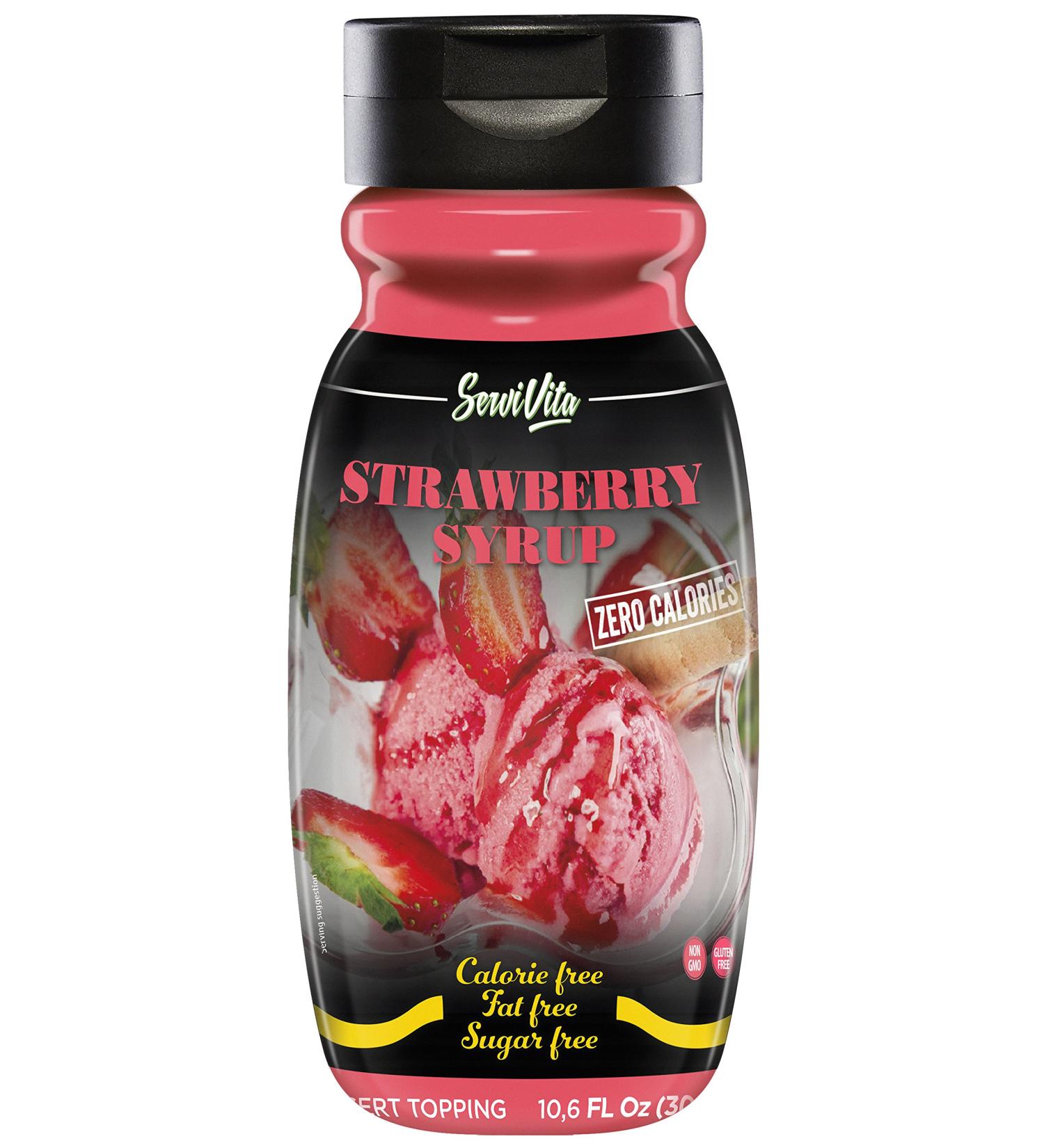 STRAWBERRY SYRUP SERVIVITA ZERO CALORIES 10.6 FL OZ