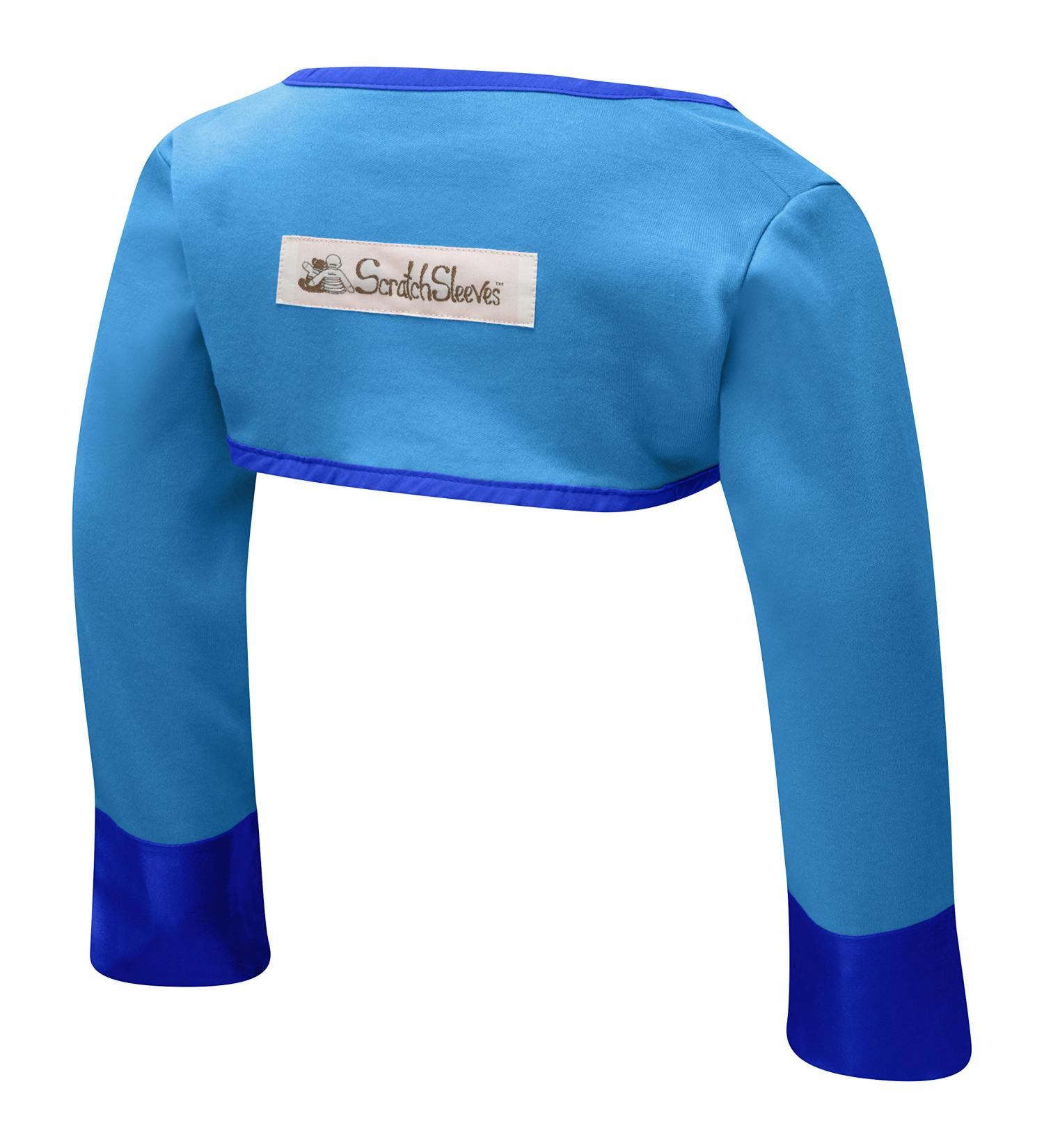 ScratchSleeves Toddler Boys' Stay-On Scratch Mitts Special Edition Blue 9-12 Months Kingfisher - Buy Online on GoSupps.com
