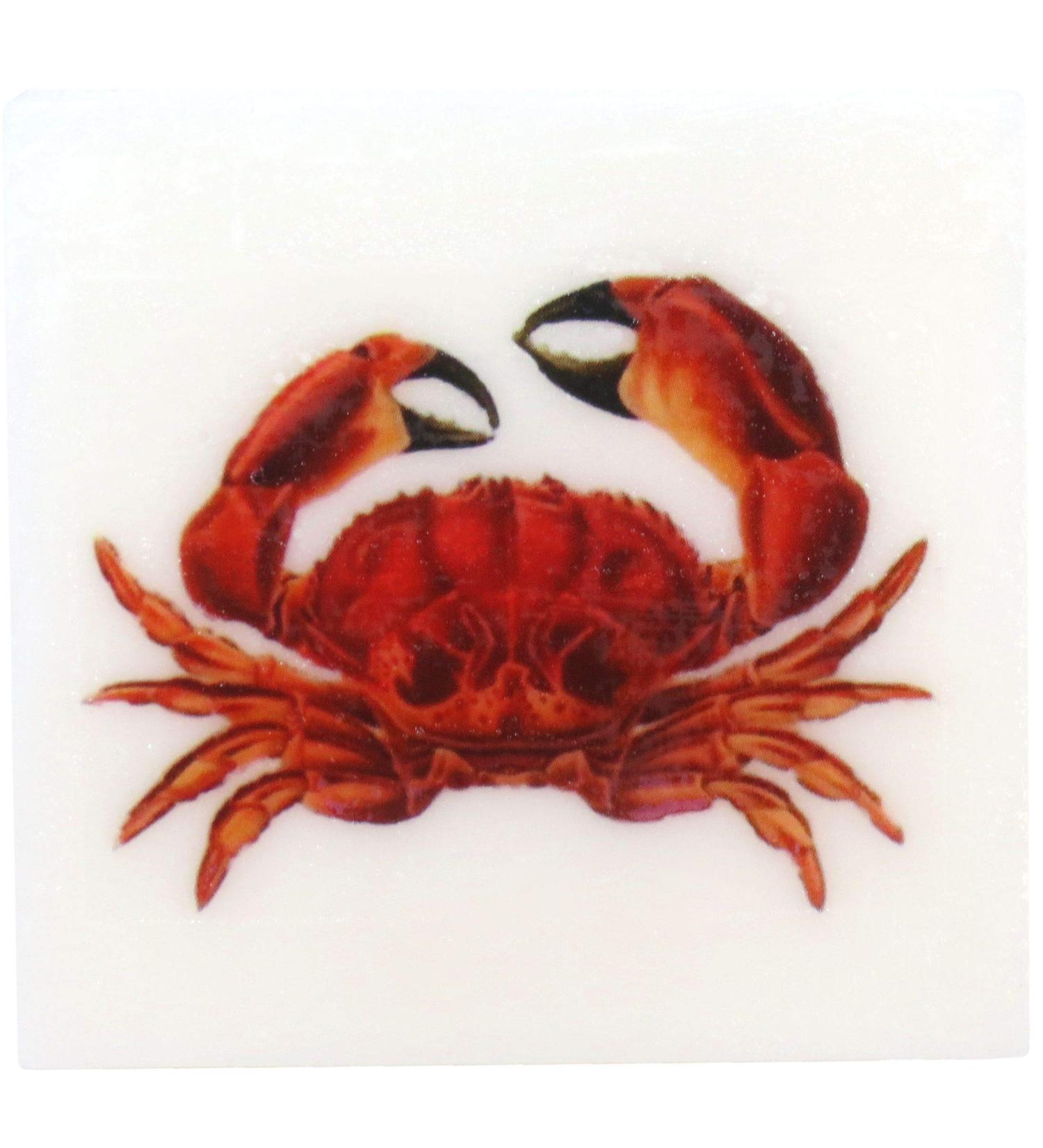 Eclectic Lady Sandalwood Patchouli Glycerin Soap | Vintage Ocean Creatures Crab | International Shipping Available - Buy Online on GoSupps.com