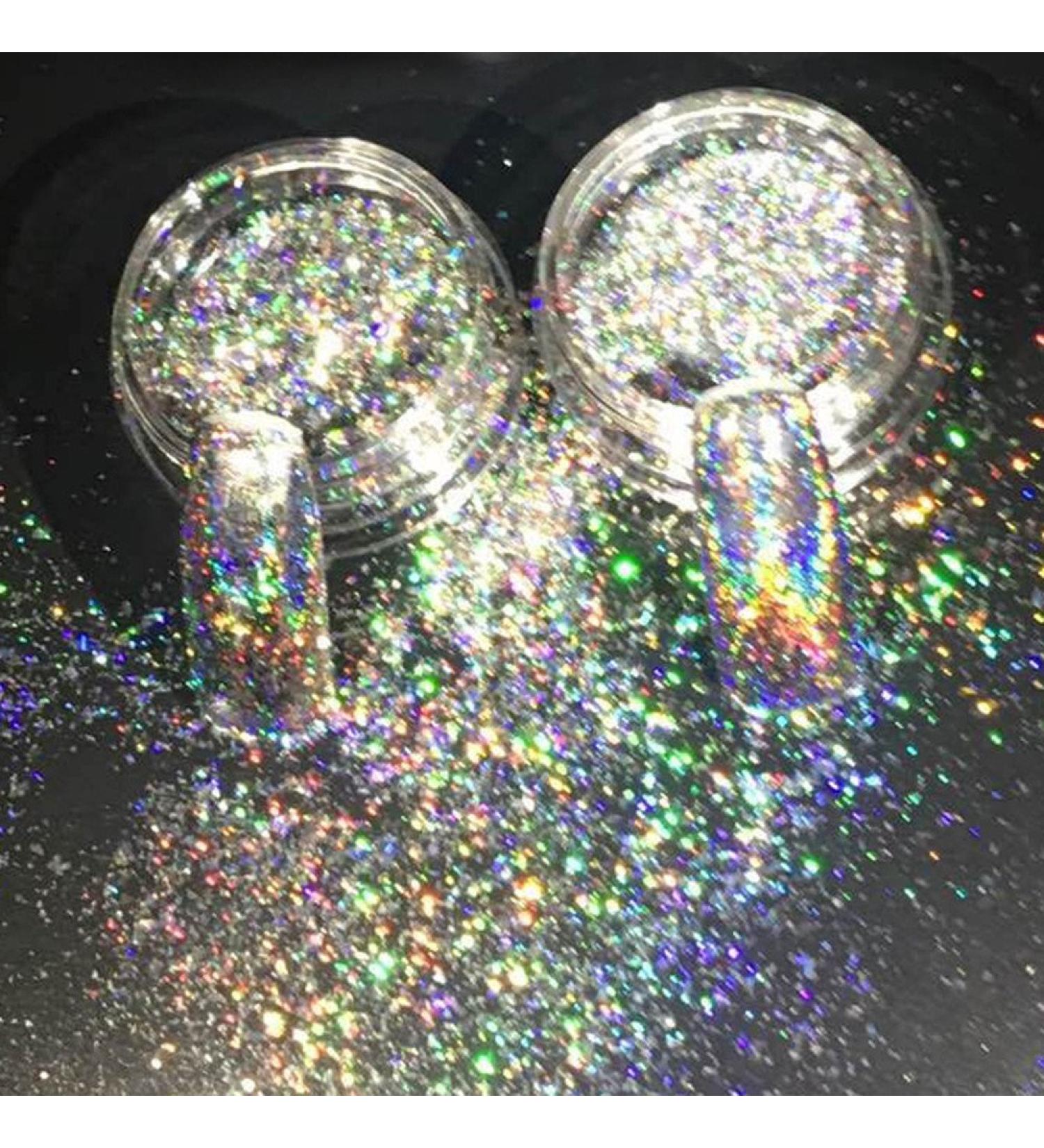 Joyeee Nail Art Magic: Super Shiny Laser Rainbow Chameleon Mirror Chrome Glitter Powder for DIY Nail Decoration - Perfect for Nail Tips & Makeup - Buy Online on GoSupps.com