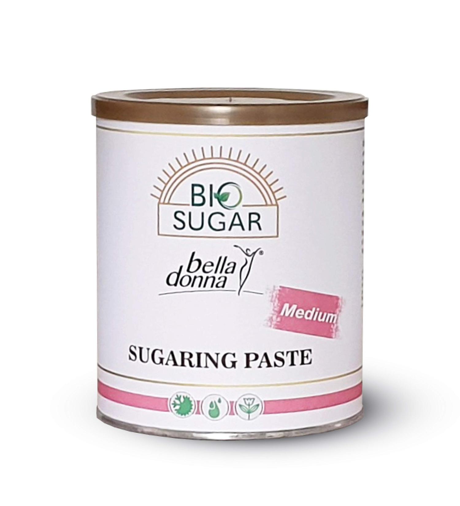Buy Bella Donna Medium Sugar Paste for Hair Removal - 1200g 100% Natural for Silky Smooth Skin | International Shipping - Buy Online on GoSupps.com