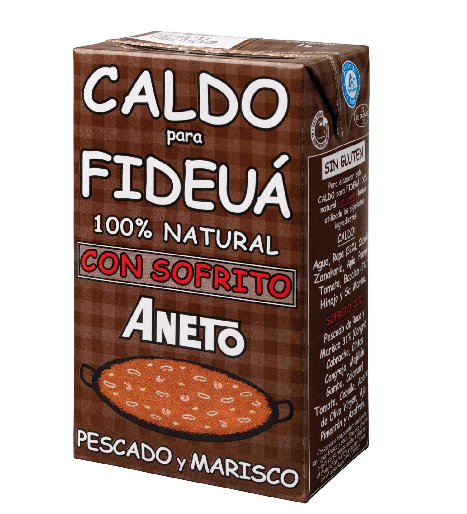 Aneto ANETO broth for fideu with sofrito 1 liter container