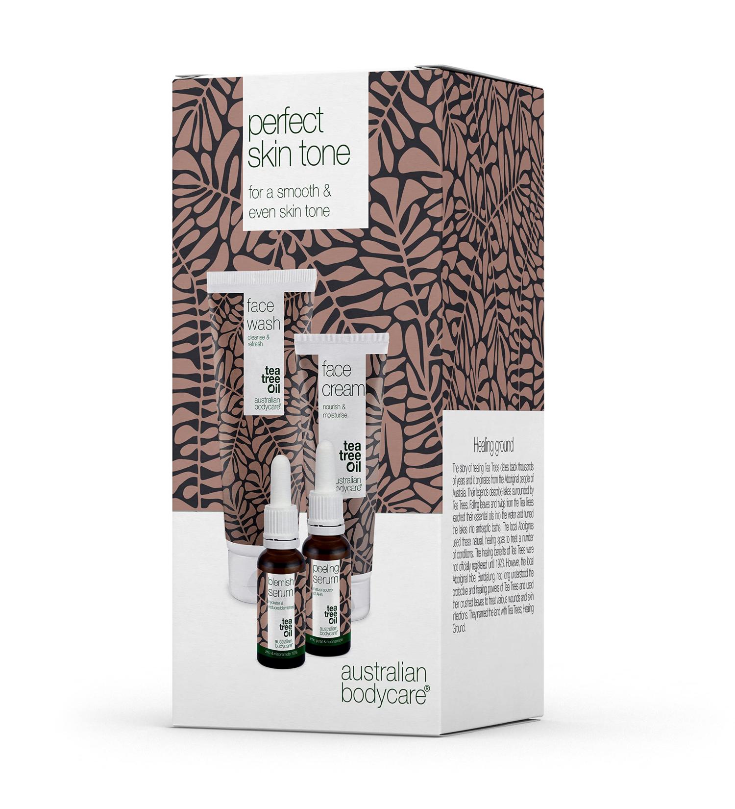 Reduce pigment problems on the face with a 4-piece set consisting of facial cleansing 200ml niacinamide serum 30ml peeling serum 30ml and face cream 100ml especially for pigment spots on the face - Buy Online on GoSupps.com