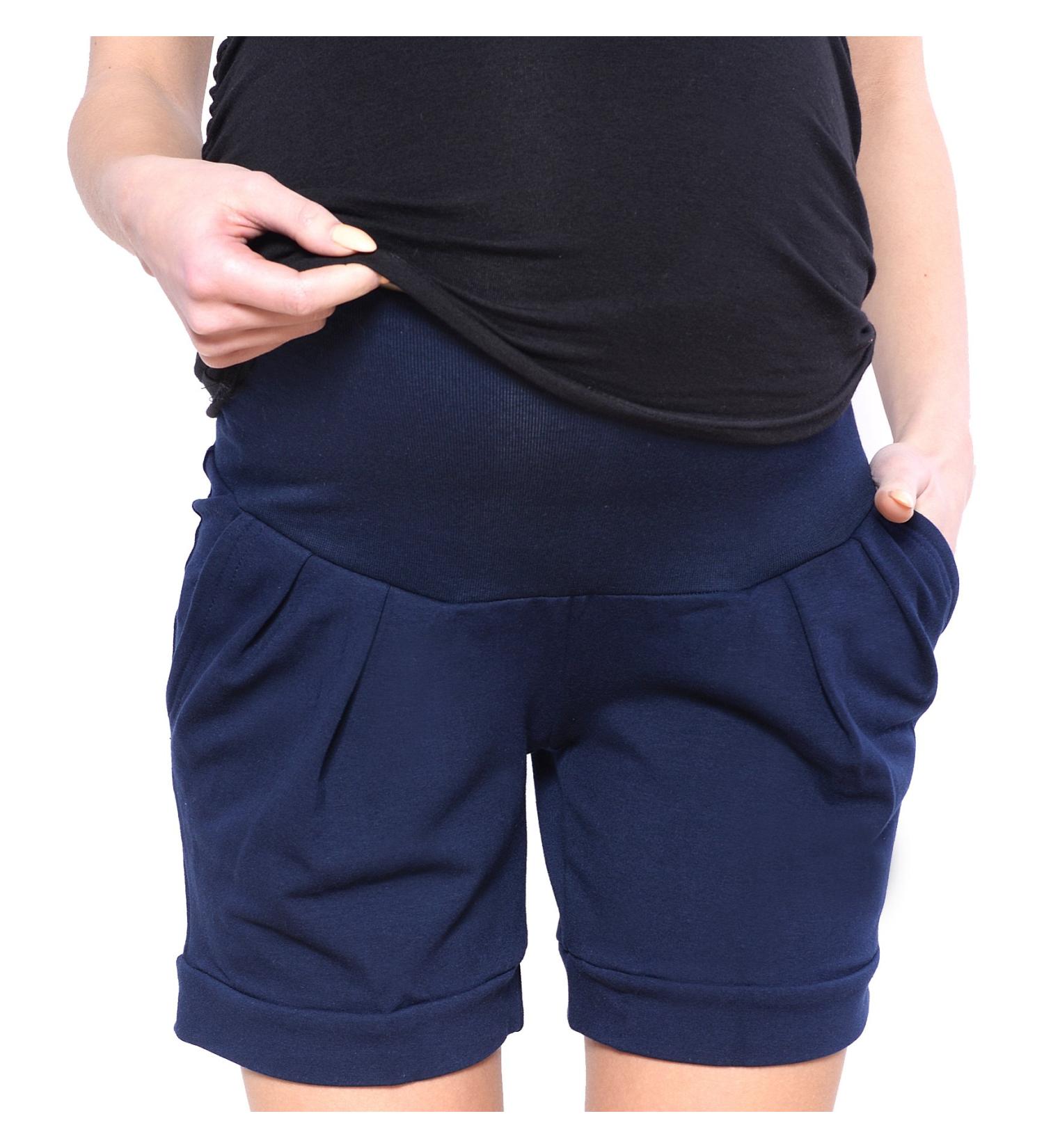 Mija Maternity Shorts Pants Trousers - Over Bump Panel - Navy Blue (Size 20) - 1047 - Buy Online on GoSupps.com