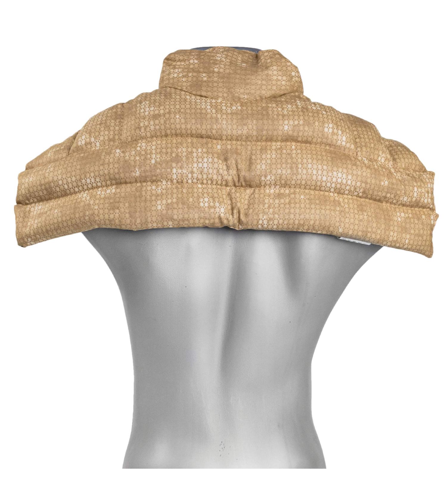 Linseed Pillows for Neck & Shoulder Relief | Warming Flax Seed Pillows in Batik Gold - Buy Online on GoSupps.com