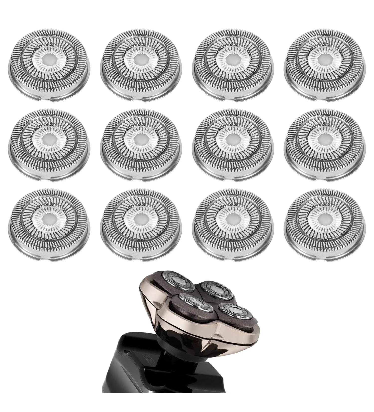 Buy Upgraded Skull Shaver Pitbull Gold PRO Replacement Blades - 12 Blades for Platinum Pro Shaver - Buy Online on GoSupps.com