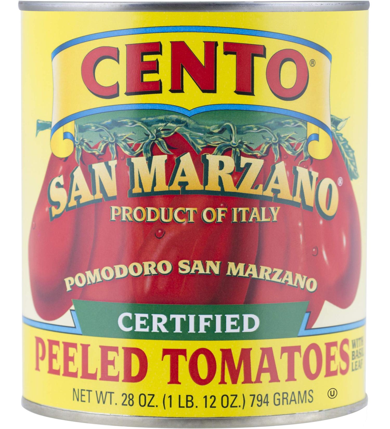 Cento San Marzano Peeled Tomatoes - 28 oz | Authentic Italian Taste - Buy Online on GoSupps.com