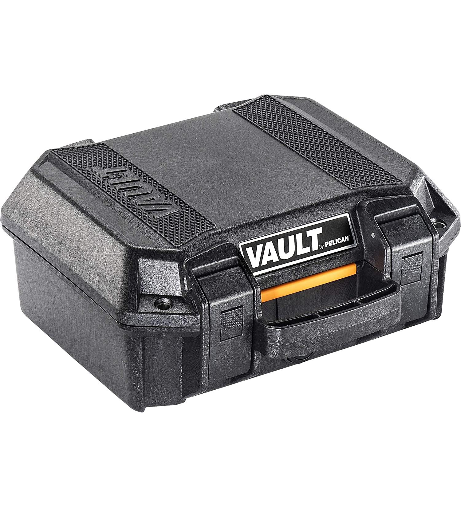 Vault by Pelican V100 Black Multi-Purpose Hard Case with Foam - Secure Storage Solution - Buy Online on GoSupps.com