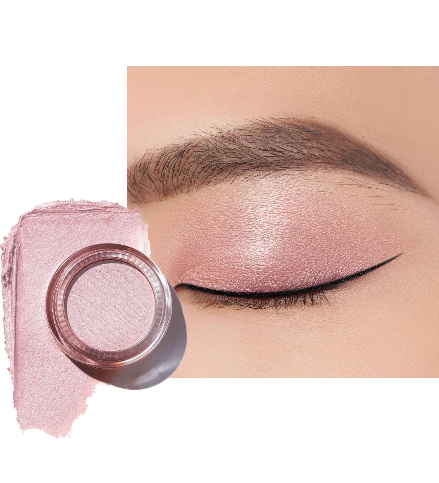 Oulac Shimmer Eyeshadow & Highlighter Duo - Pink Beige | Waterproof & Long-Lasting | Vegan & Cruelty-Free | Seaside P03 - Buy Online on GoSupps.com