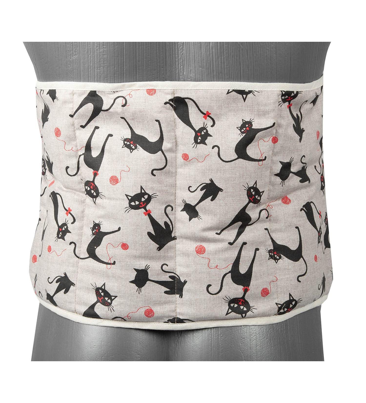 Cat-Mimi Grape Seed Pillow Belt - 135cm Velcro Fastener 7-Chamber XXL Heat Pad for Ultimate Comfort - Ships Worldwide - Buy Online on GoSupps.com