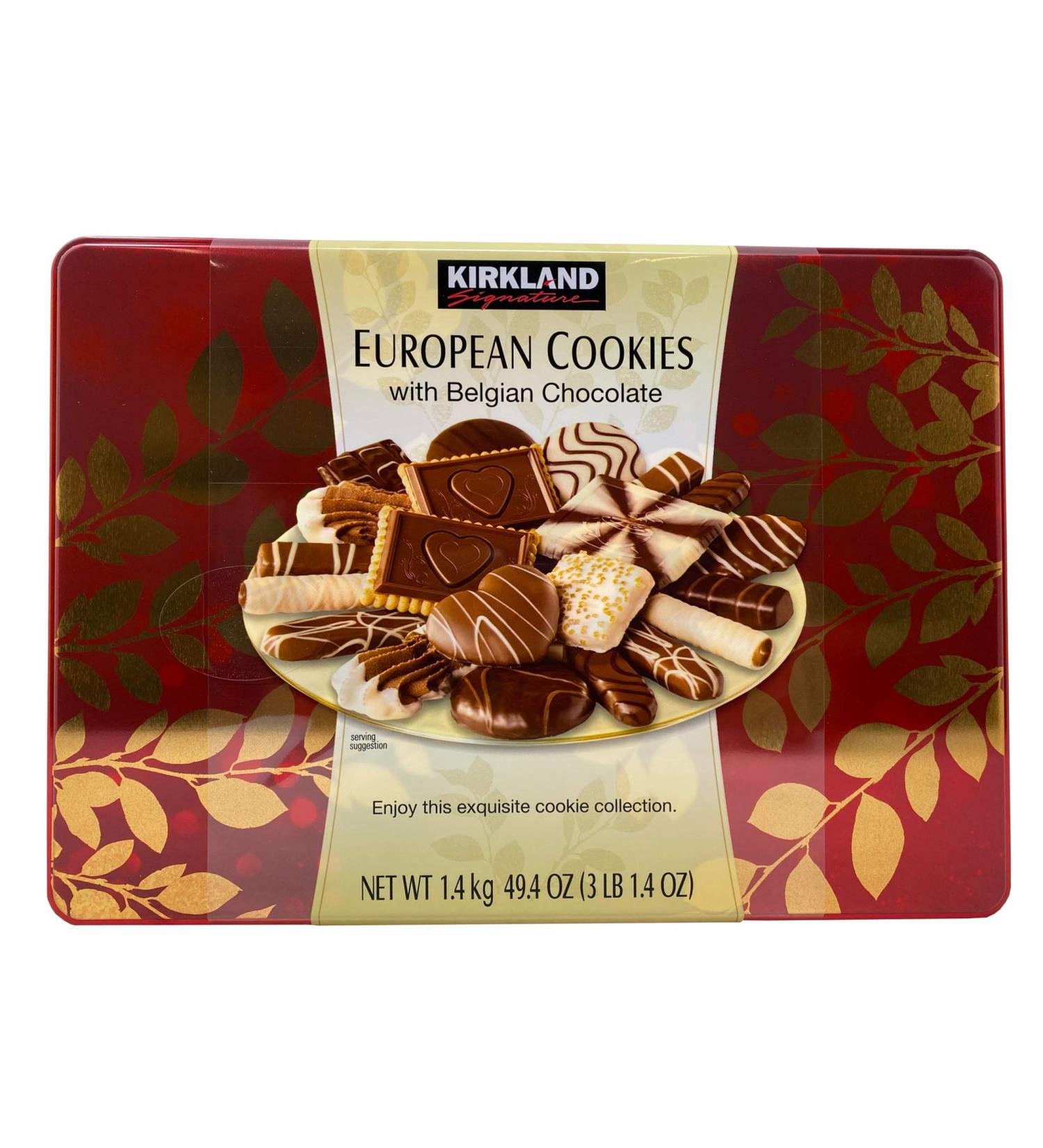 Kirkland Signature European Cookies with Belgian Chocolate - 49.4 Oz Pack - Buy Online on GoSupps.com
