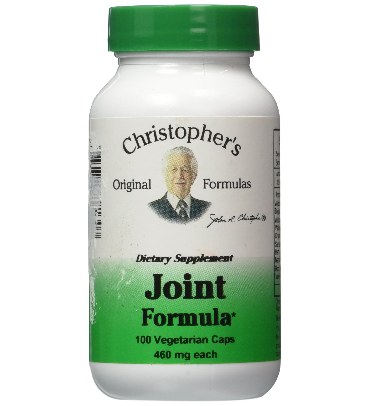 Christopher's Original Formulas Joint Formula - 460 mg, 100 Vegetarian Capsules for Joint Health - Buy Online on GoSupps.com