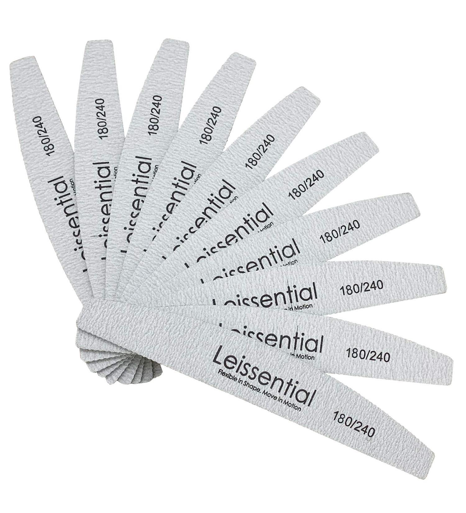 180/240 Grit Double-Sided Nail Buffering Files | Coarse Emery Boards for Manicure | Nail File Manicure Tools - Buy Online on GoSupps.com