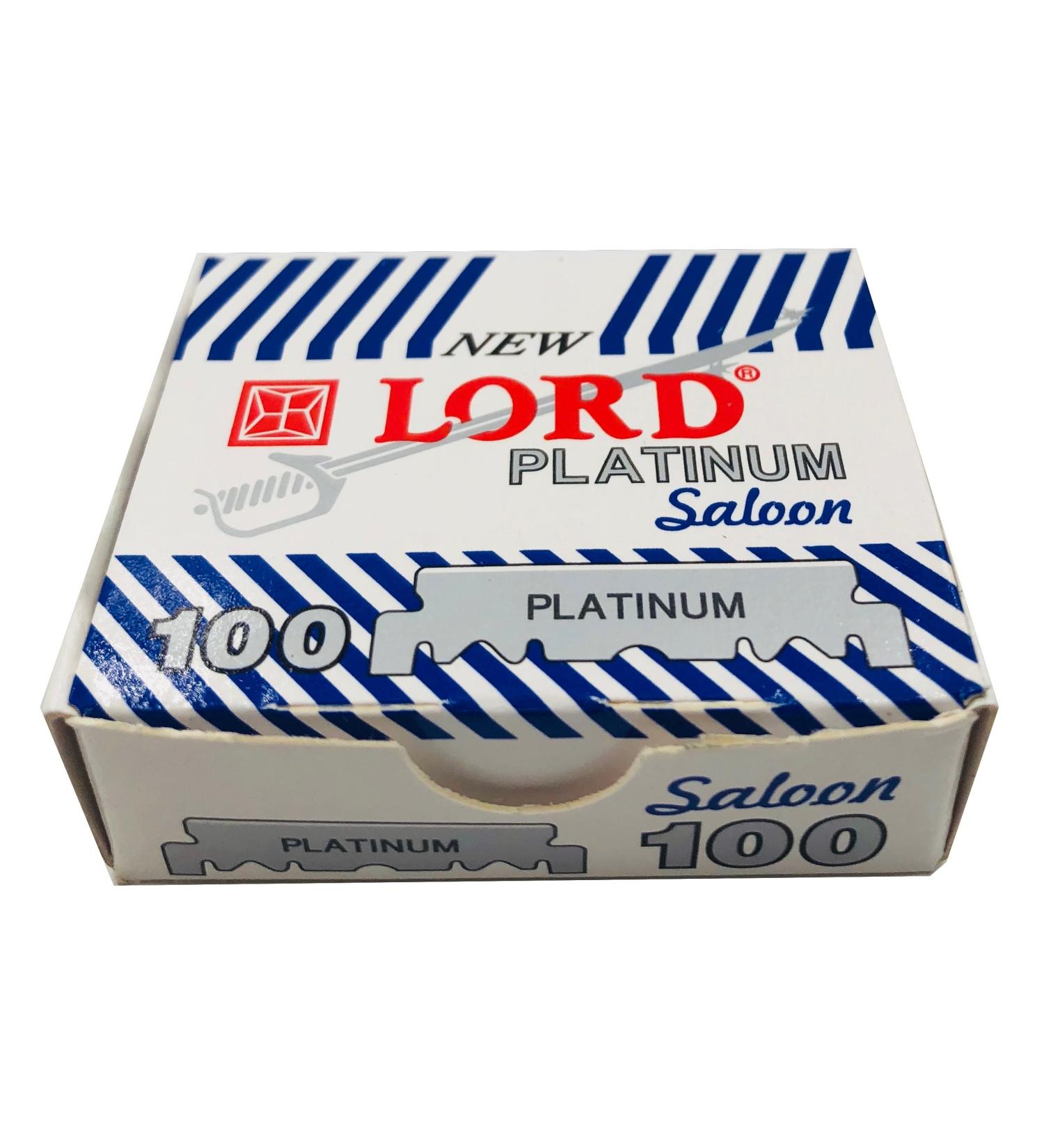 Buy 100 Lord Platinum Single Edge Razor Blades - Premium Quality International Shipping Available - Buy Online on GoSupps.com