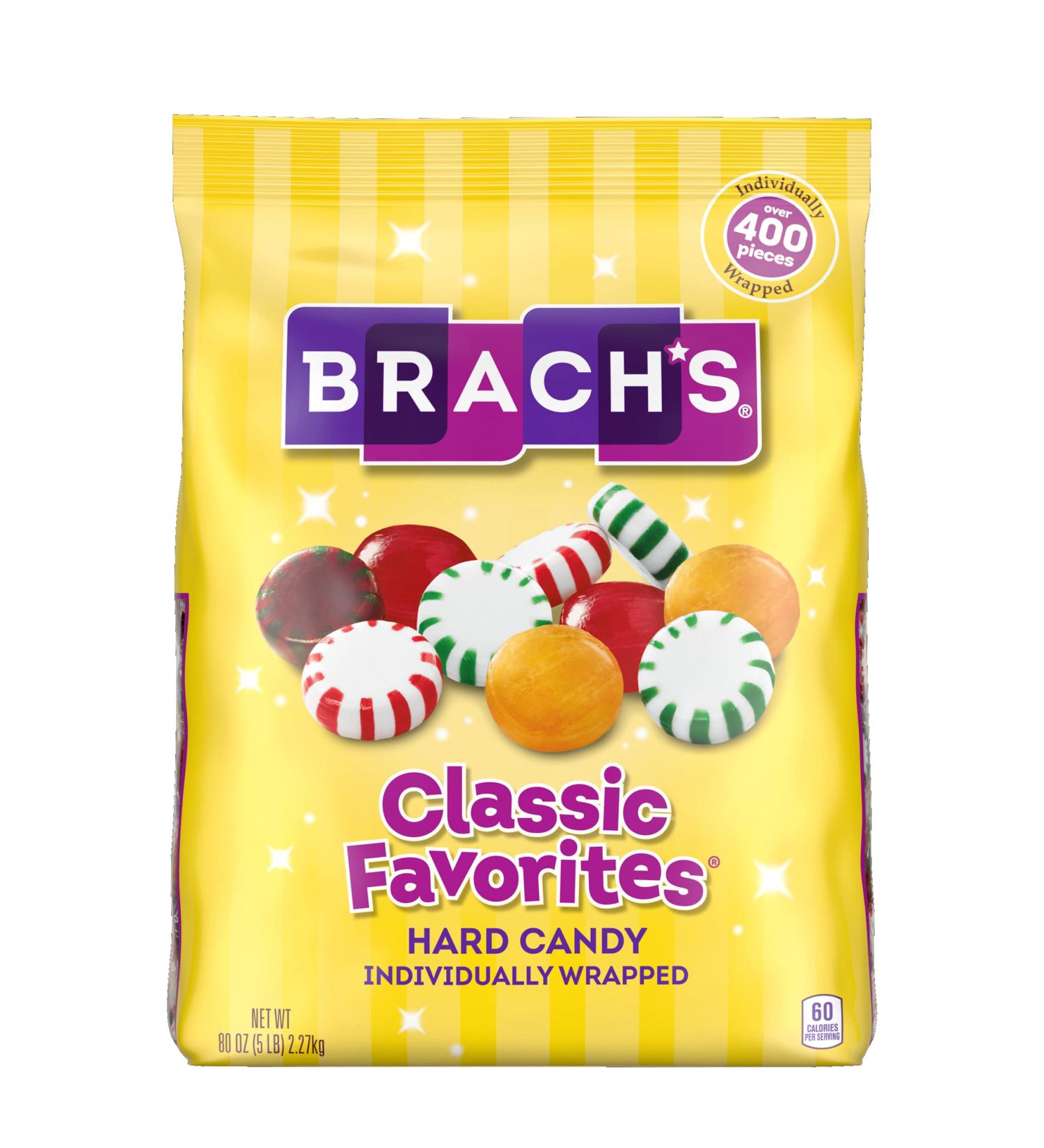 Brach's Classic Favorites Hard Candy Mix | Individually Wrapped Assorted Bulk Candy | 5 lb Bag - Buy Online on GoSupps.com