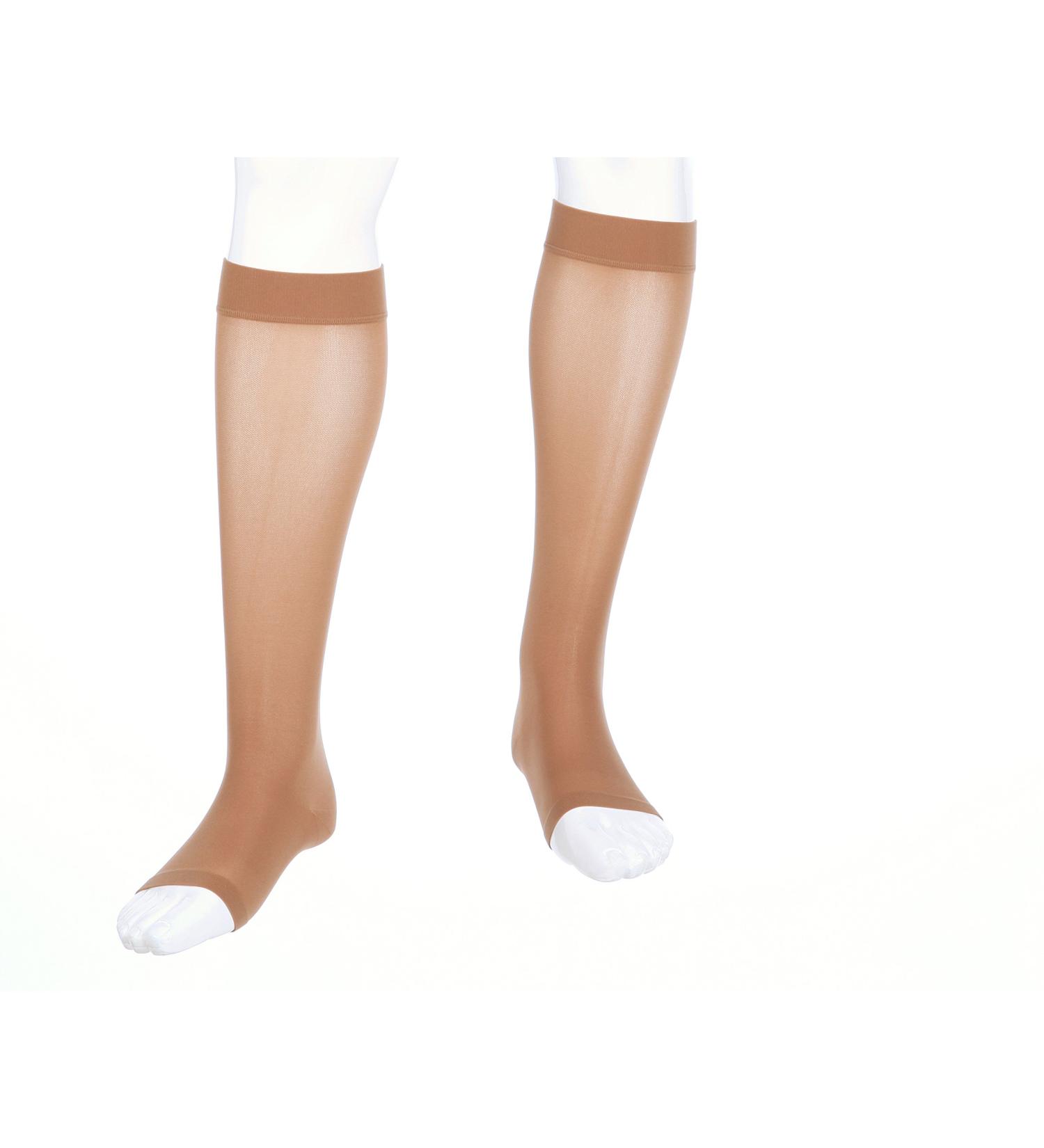 medi Assure 20-30 mmHg Calf High Compression Stockings Open Toe