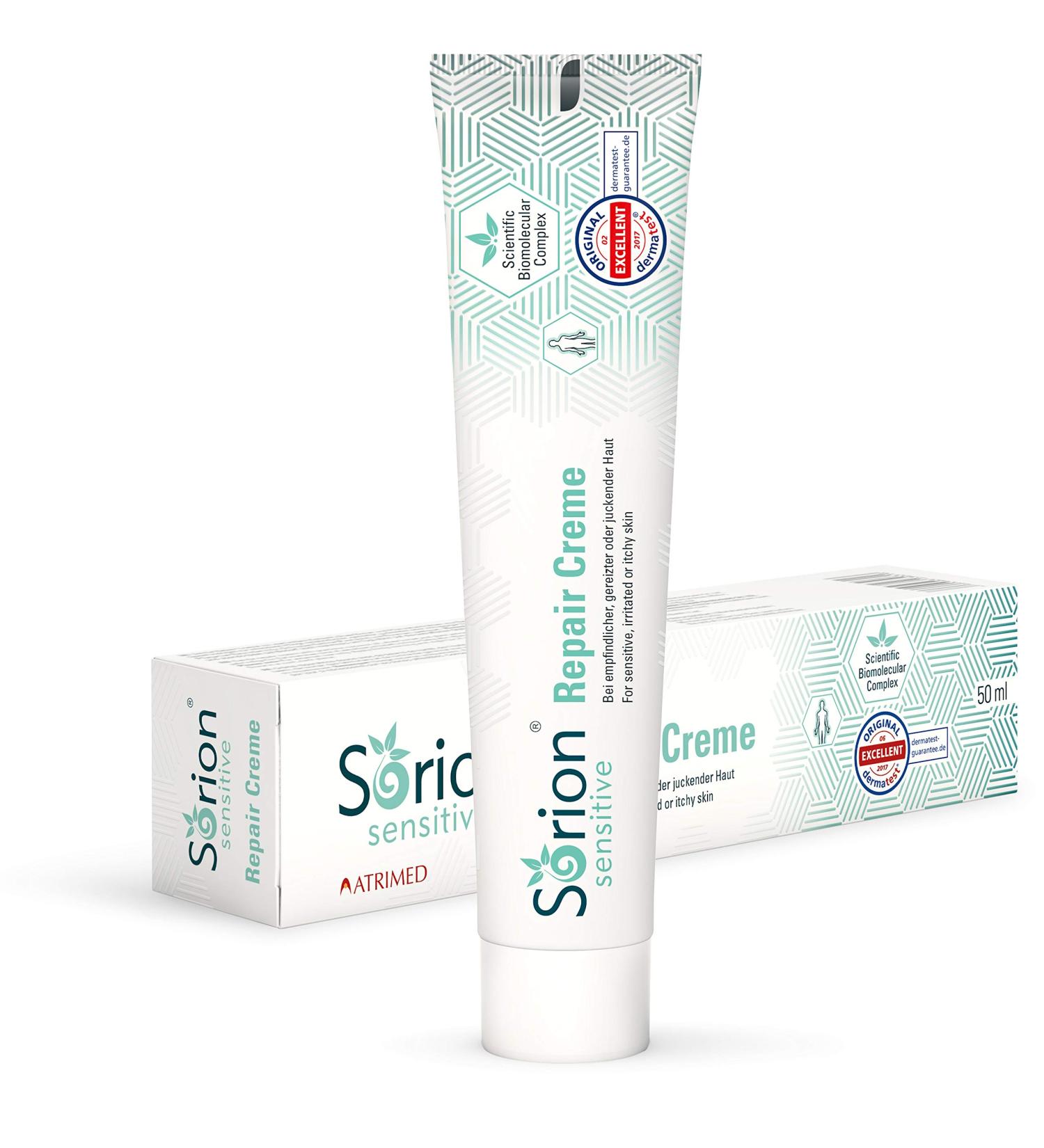 Sorion Cream Sensitive - Ayurvedic Treatment for Skin Irritation, Neurodermatitis, Psoriasis - Buy Online on GoSupps.com