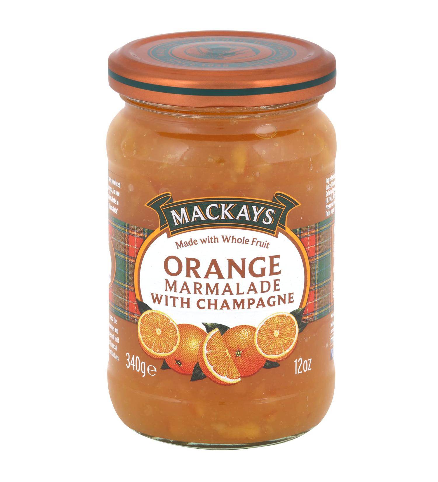 Mackays Orange Marmalade with Champagne - 12 Ounce | Exquisite Citrus Spread - Buy Online on GoSupps.com