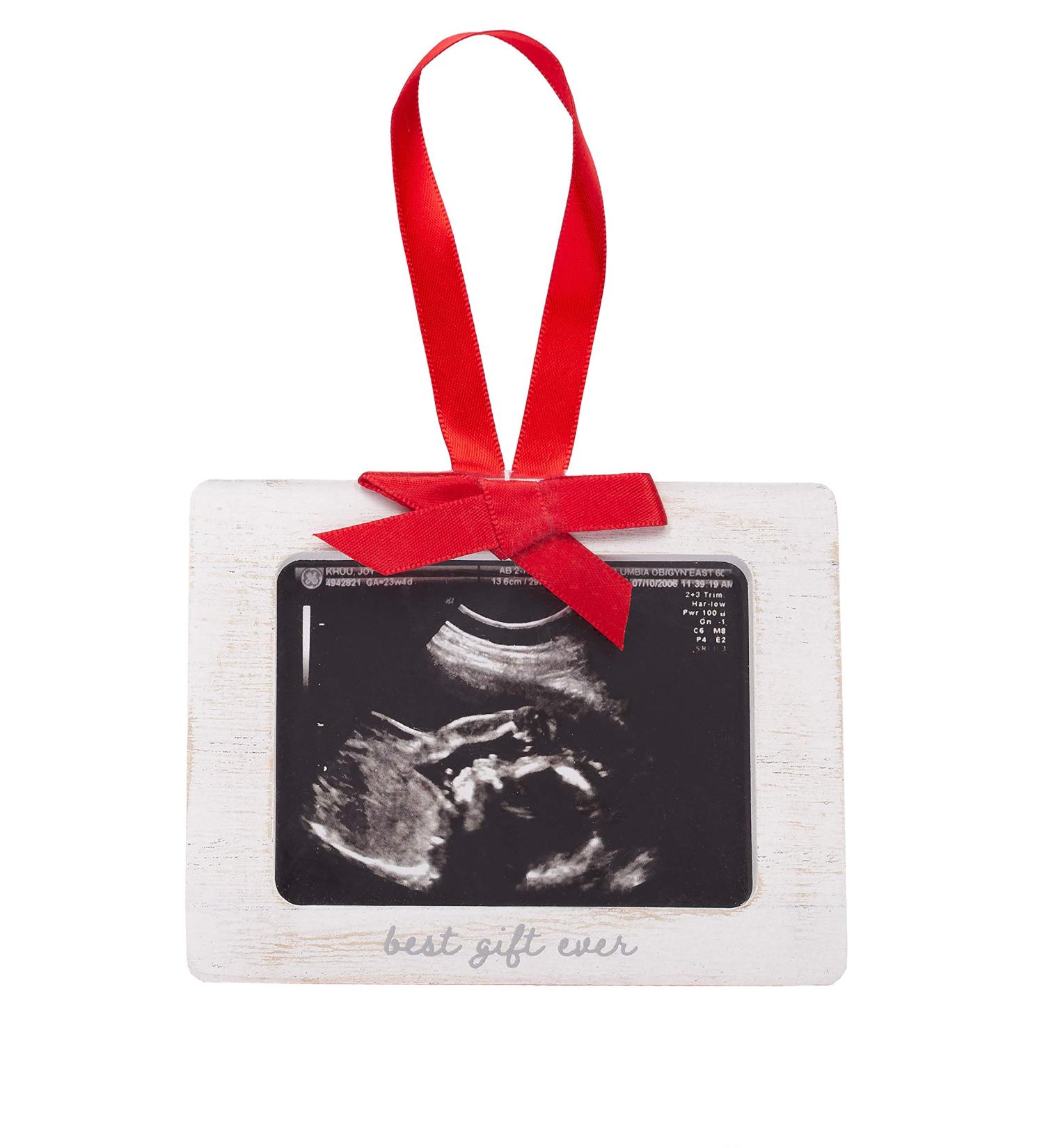 Rustic Sonogram Picture Ornament - Best Gift Ever for Expecting Parents - Buy Online on GoSupps.com