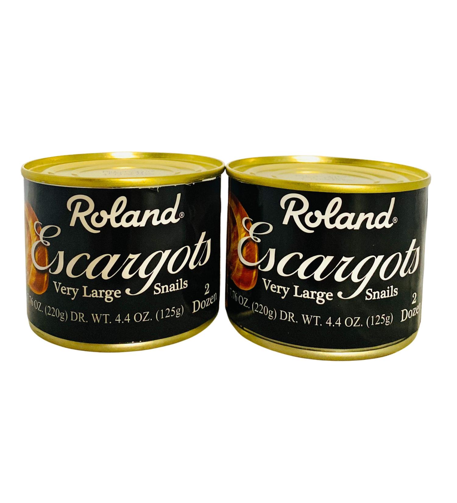 Roland Escargots - 2 Dozen Very Large Snails x 2 Cans - 24 Count x 2 Pack - Buy Online on GoSupps.com