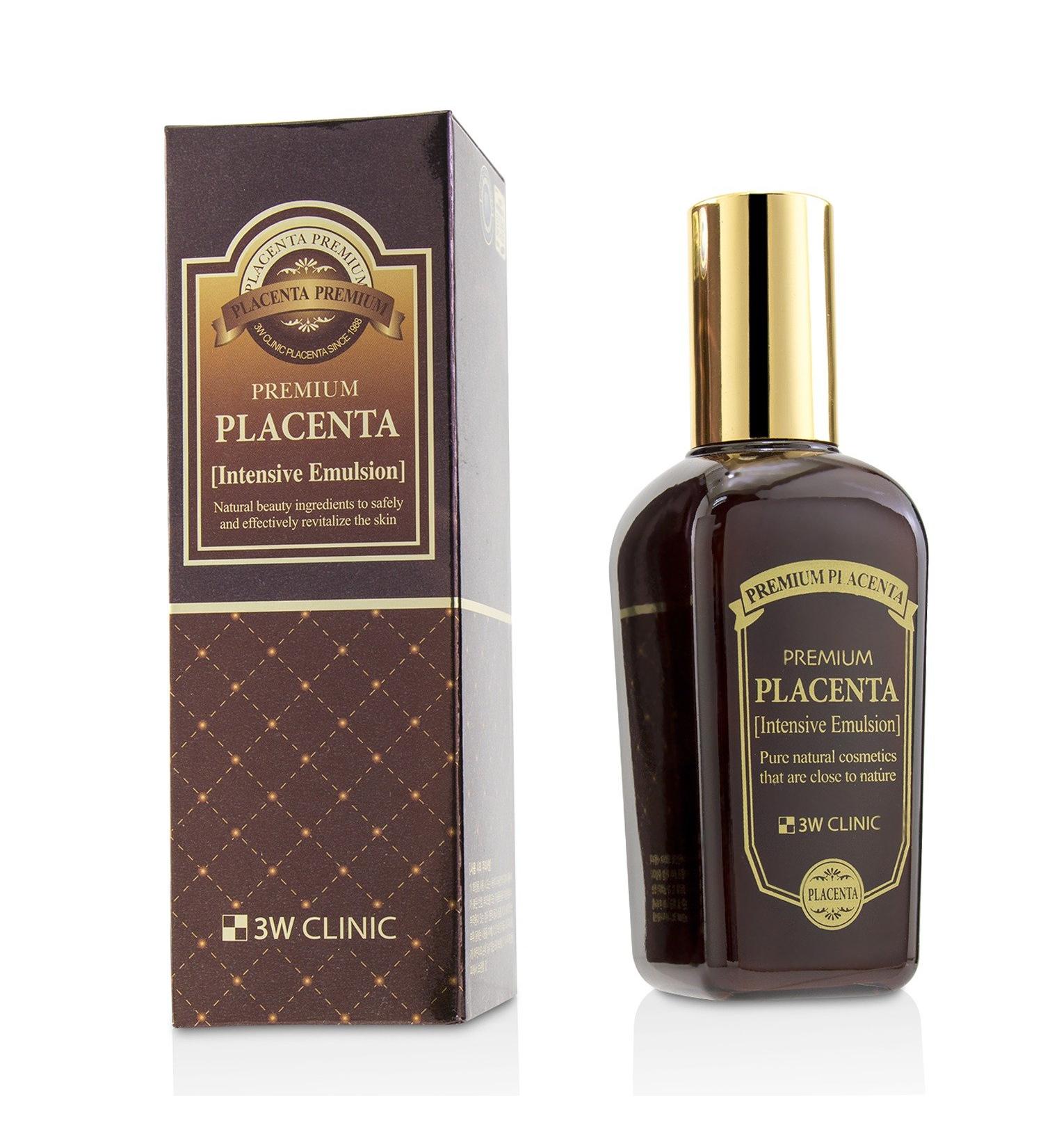 3W Clinic Korea Premium Placenta Age Repair Emulsion 145ml - Official Miss Korea Beauty Pageant Product | Anti-Aging Skincare - Buy Online on GoSupps.com