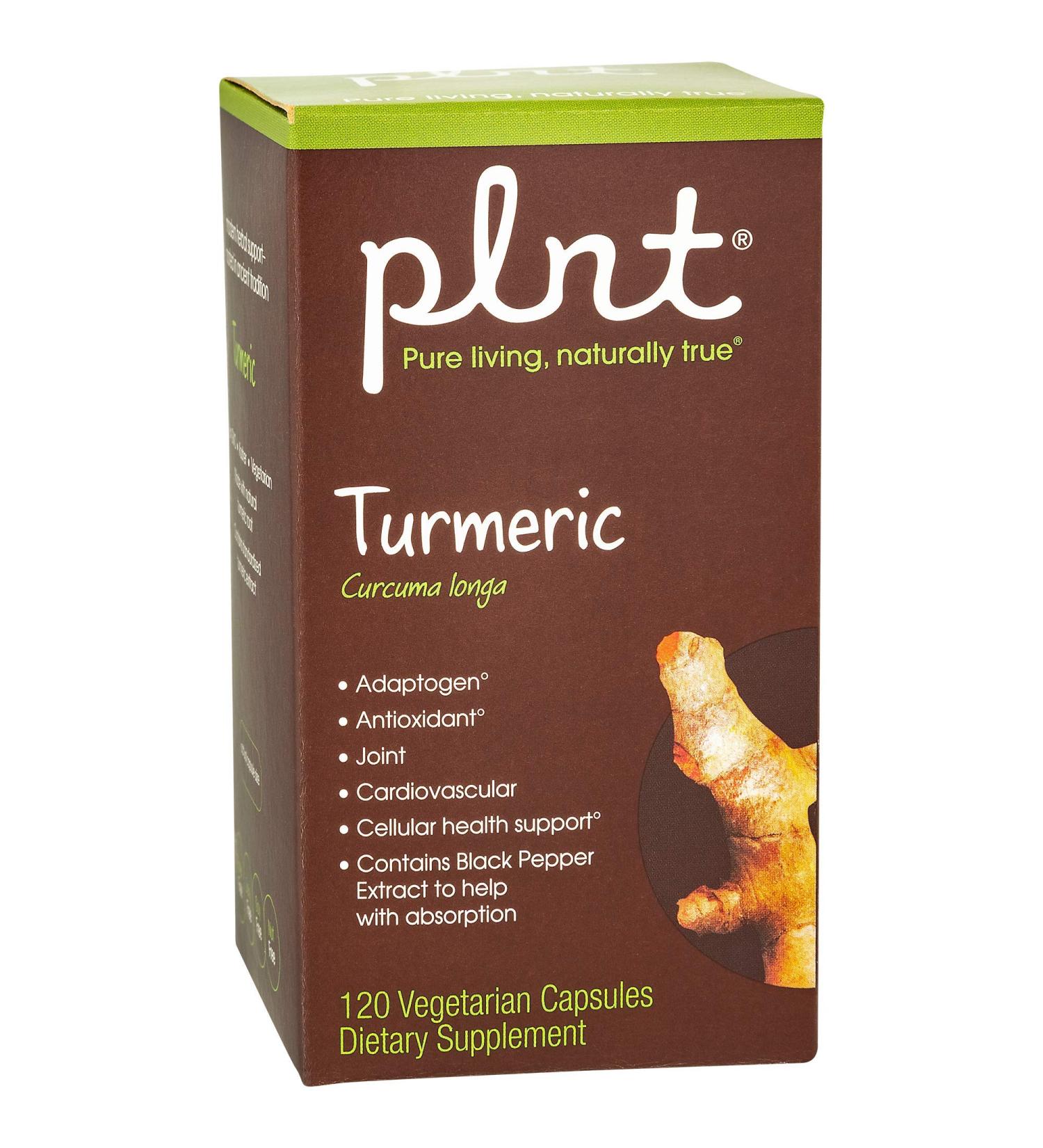 Turmeric with Non-GMO Indian Turmeric Root - Joint Mobility & Cellular Health Support (120 Vegetarian Capsules) - Buy Online on GoSupps.com