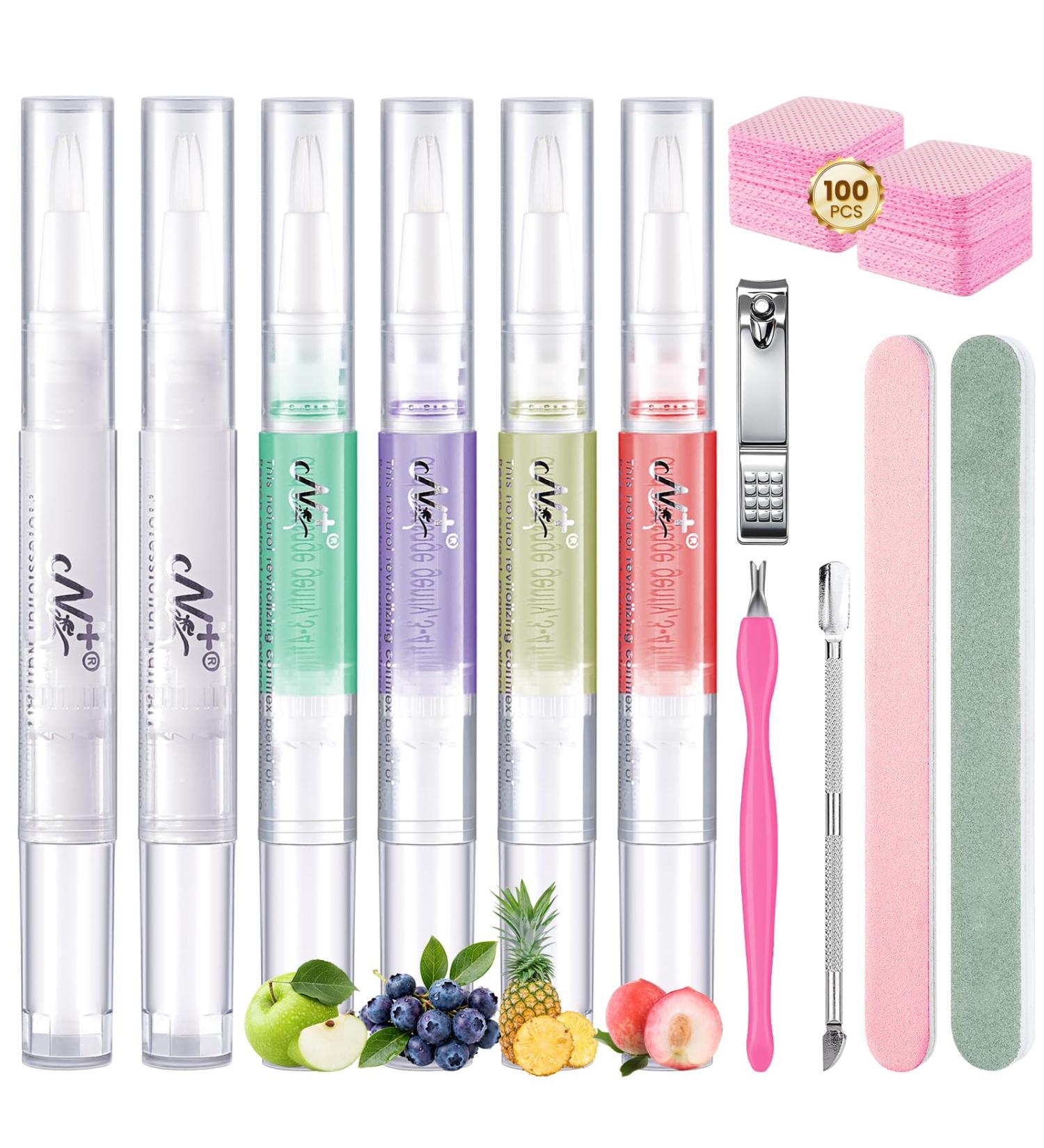 6 Pi ces Huile Cuticules Ongles Stylo: Stylos Huile a Cuticule Ongle pour R parer les Fissures et l'huile de Cuticule S che - Cuticle Oil Stylo Huile Cuticule Kit Soins pour Les Ongles - Buy Online on GoSupps.com