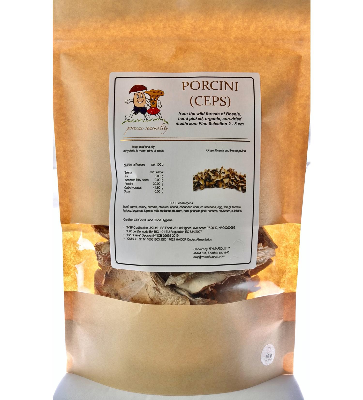 Sun Dried Porcini (Ceps) Luxury Choice - Extra Premium Quality (300) 300.0 grams - Buy Online on GoSupps.com