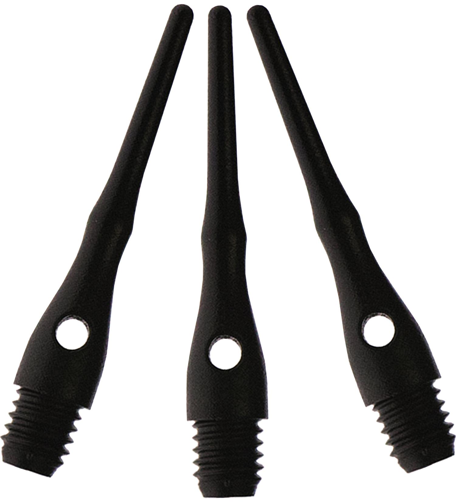 Viper Tufflex III 2BA Soft Tip Dart Points - Black (100 Pack) - Buy Online on GoSupps.com