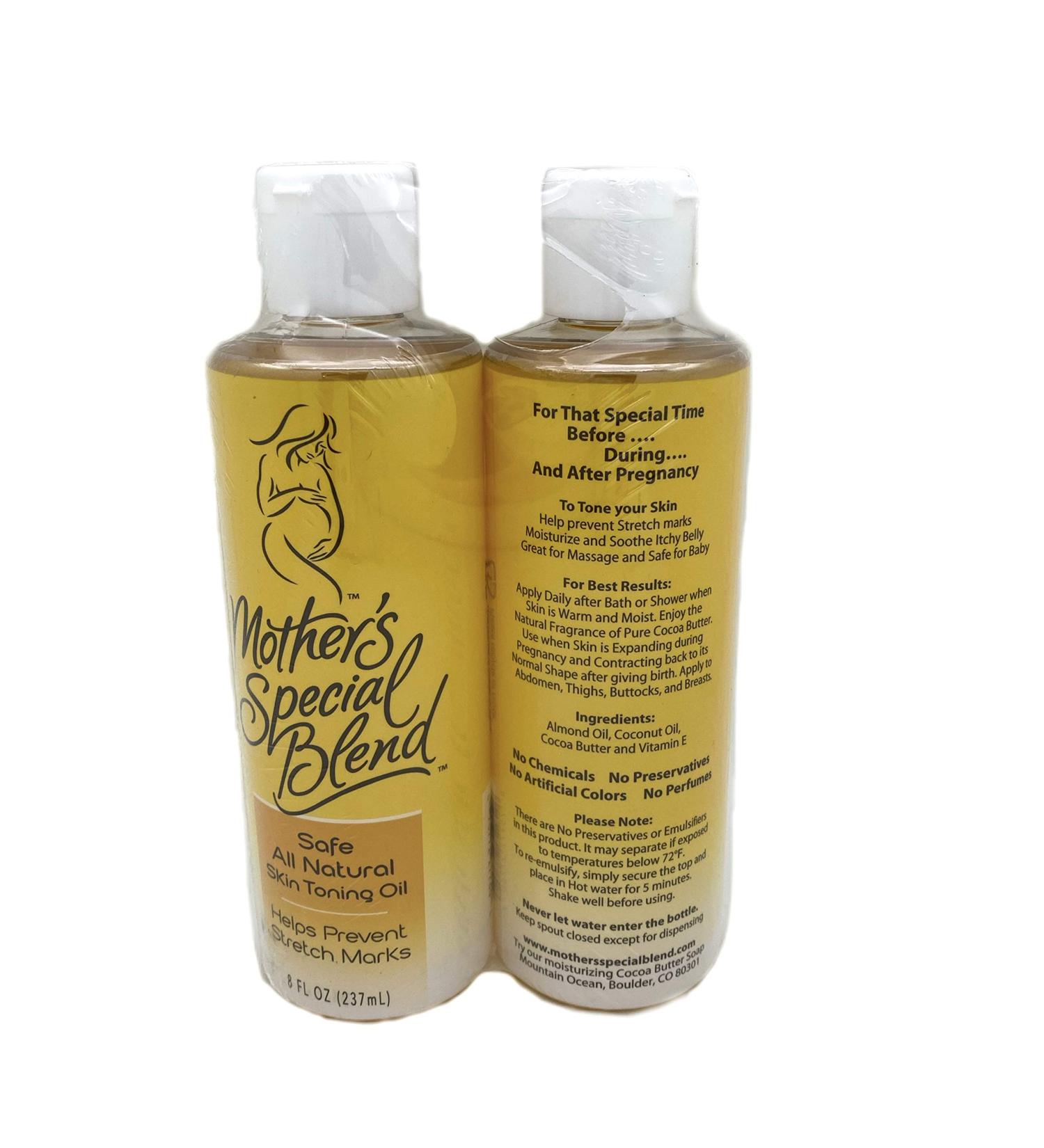 Mother's Special Blend All Natural Skin Toning Oil  8-Ounce (2)