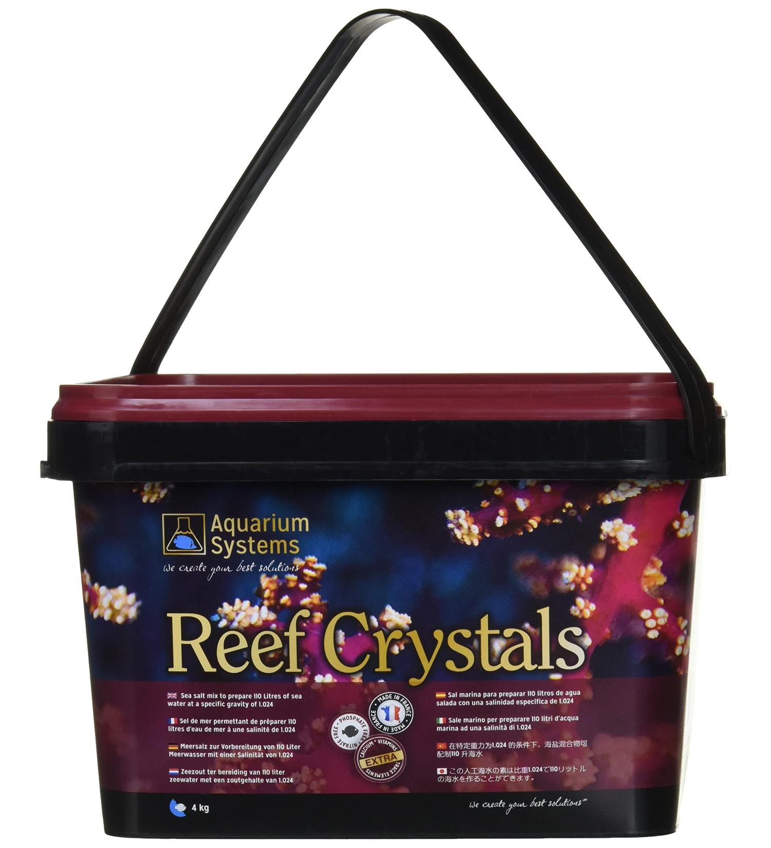 Aquarium Systems 2010002 Reef Krystal Sea Salt for Hard Corals - 4kg | Premium Marine Aquatic Solution - Buy Online on GoSupps.com