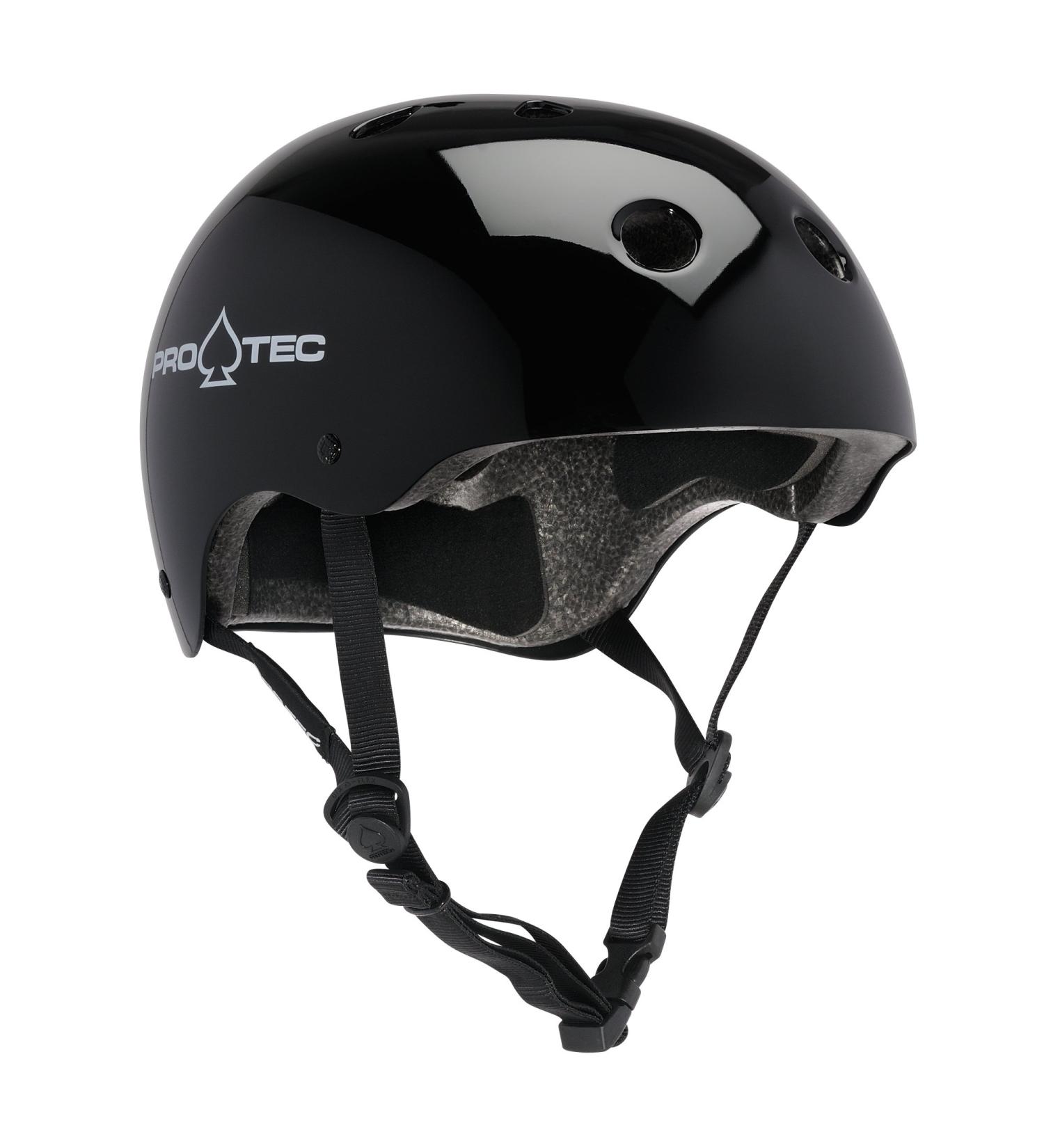 Pro-Tec Classic Cert Gloss Black X-Large Skate and Skateboarding Helmet - Buy Online on GoSupps.com