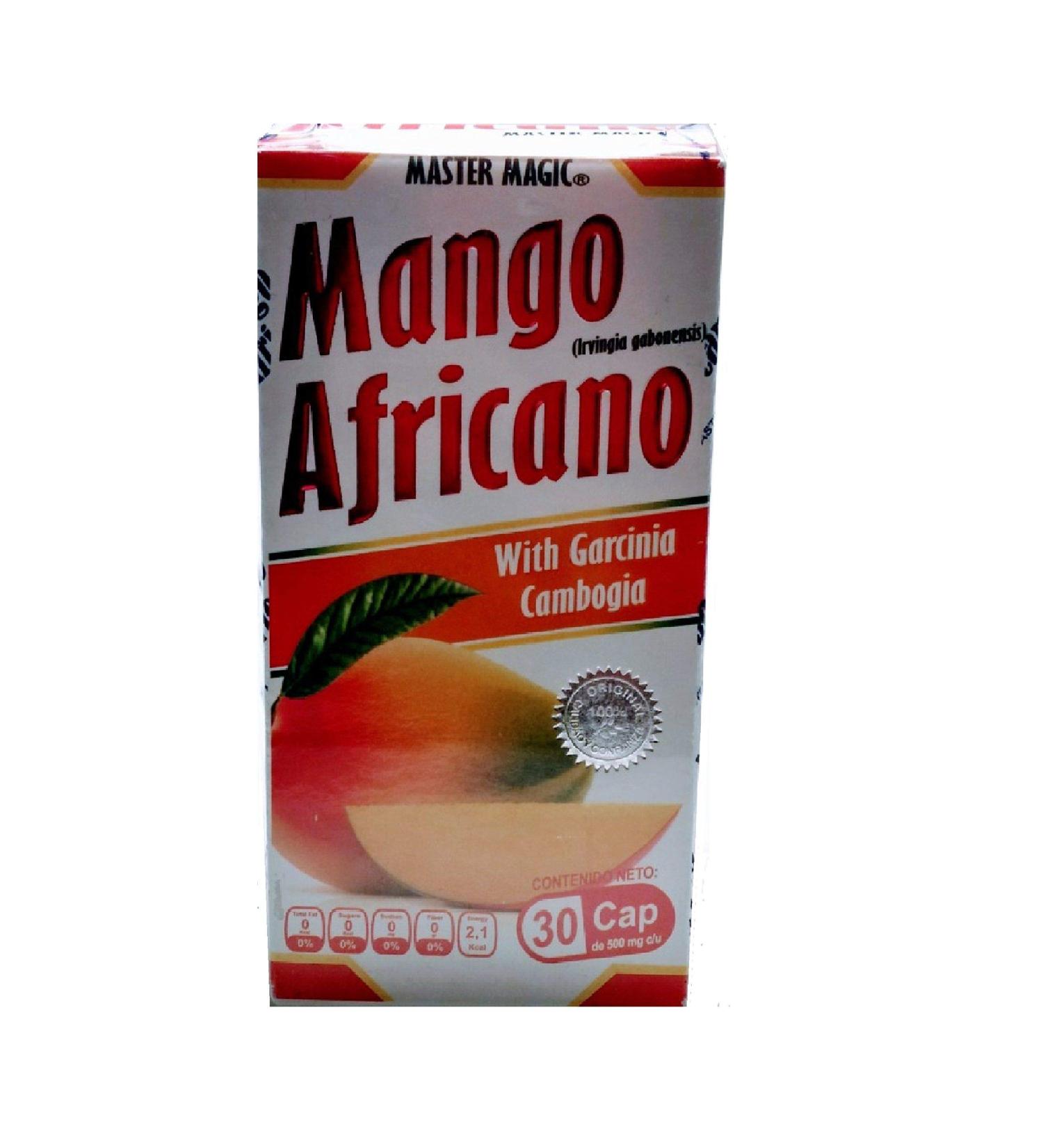 Mango Africano Master Magic African Mango 500mg 30 Capsules Natural Weight Loss Dietary Supplement - Buy Online on GoSupps.com