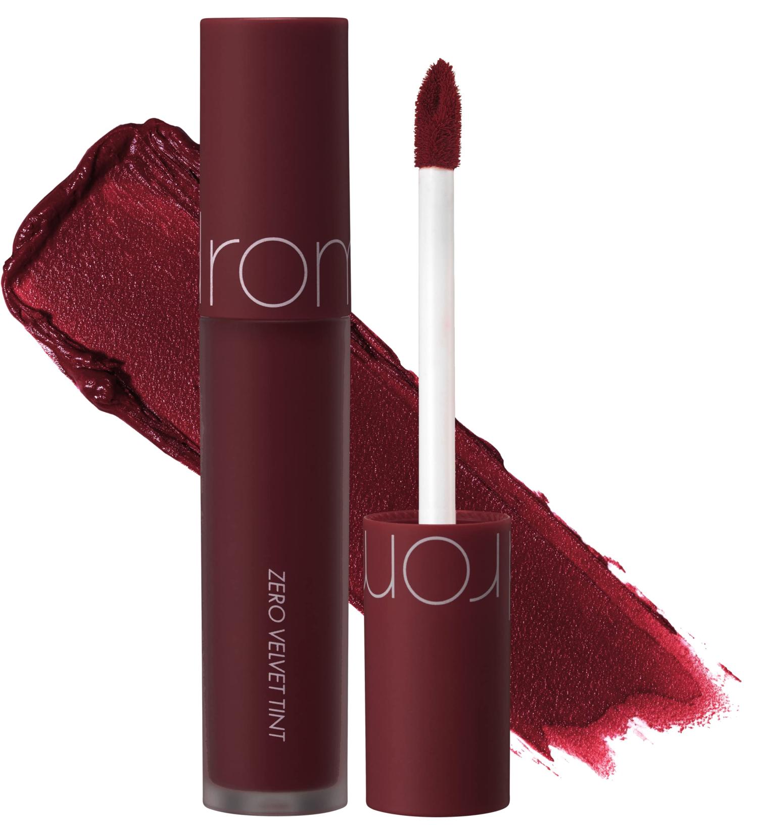 rom&nd Zero Velvet Tint Autumn Knitwear 4Colors | Long-lasting Matte Lip Tint for Daily Use - K-beauty | No. 21 VILLAIN VEST - Buy Online on GoSupps.com