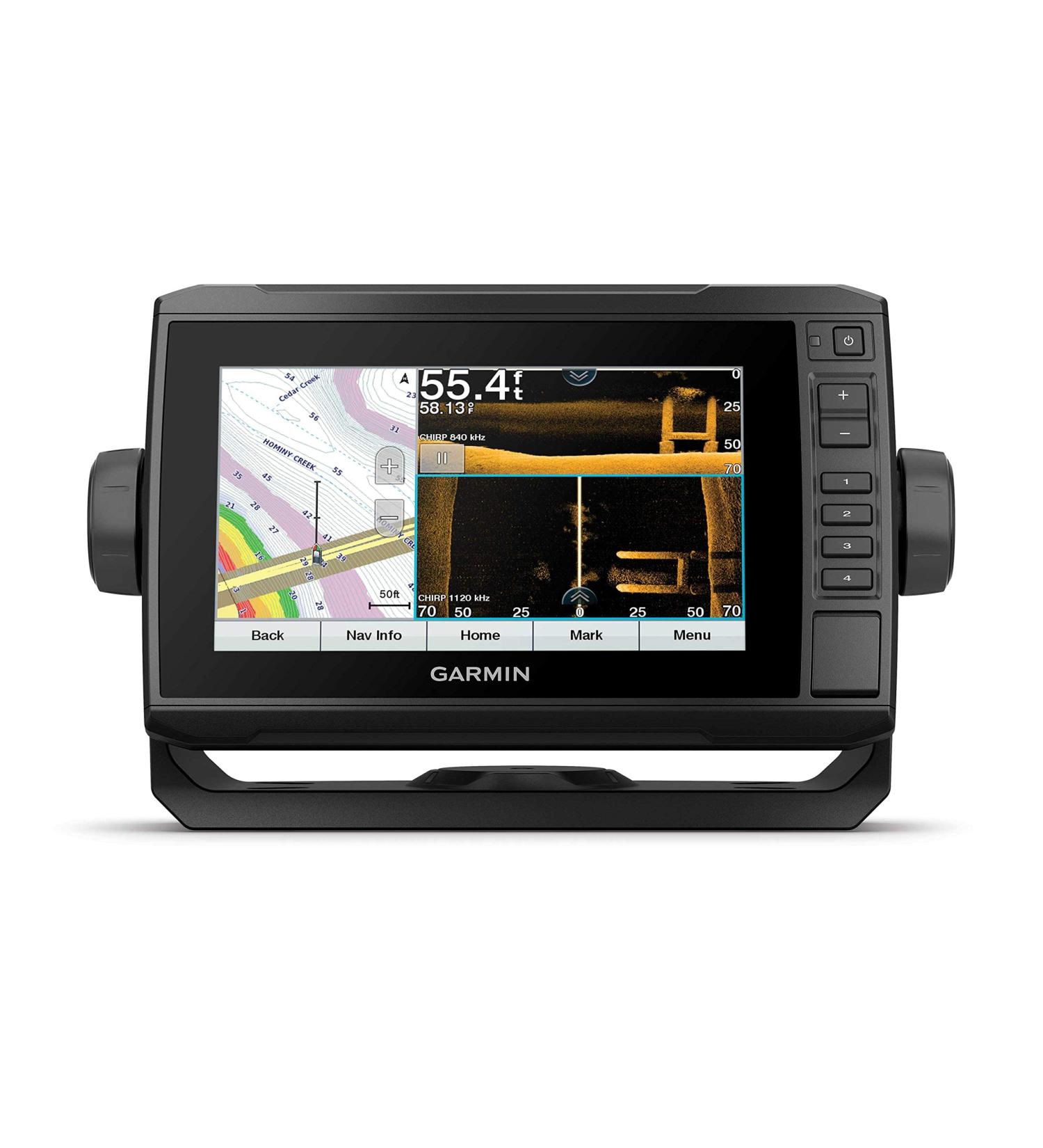 Garmin ECHOMAP UHD 73sv, 7" Keyed-Assist Touchscreen Chartplotter with U.S. LakeVu g3 (Renewed)