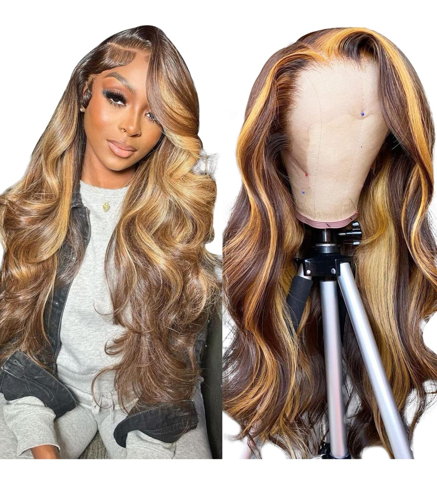 honey blonde lace wig
