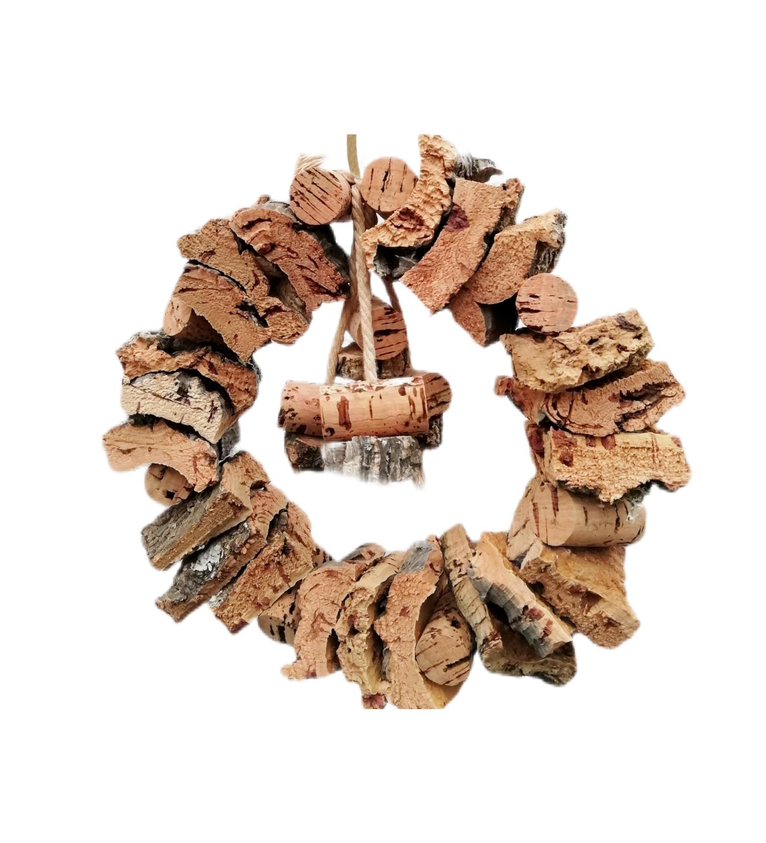 Large Cork Ring XL for Birds | Swing Play & Nibble | Perfect for Large Birds | Eco-Friendly Cork Bark - Buy Online on GoSupps.com