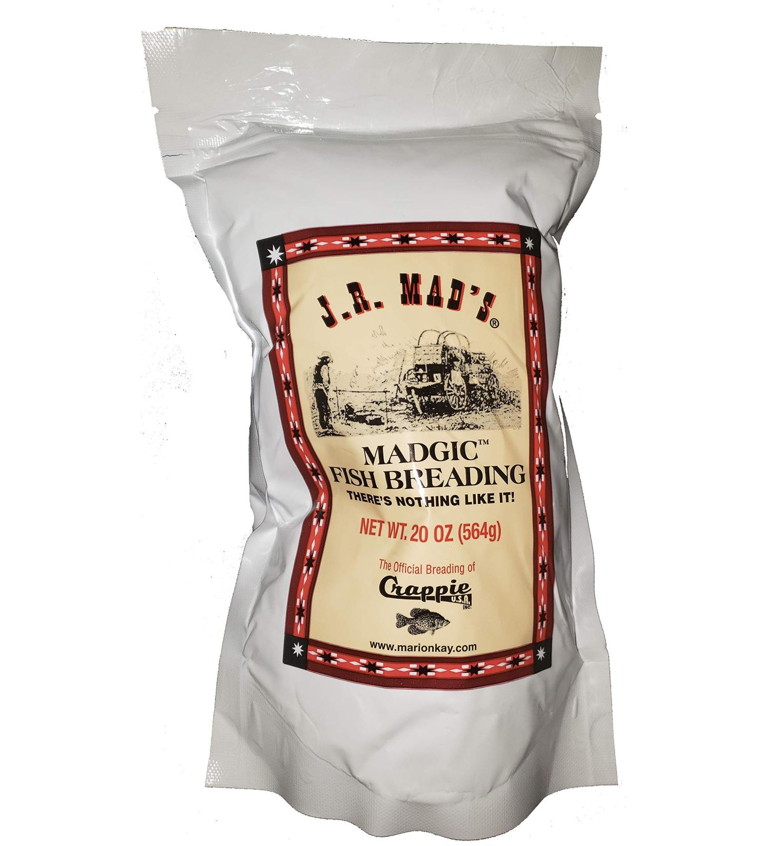 J.R Mads Madgic fish breading  seasoned crispy fish fry seafood breading  season coating mix for fish 20 oz - Buy Online on GoSupps.com