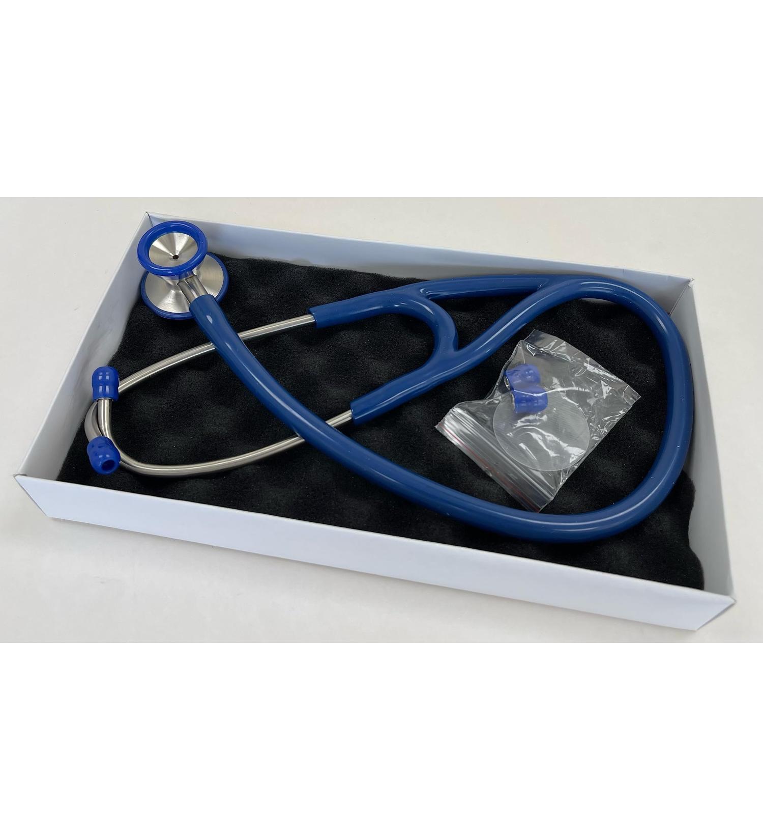 Deluxe Cardiology Dual Head Stethoscope - Premium for Doctors Nurses & Medical Students | HS-30K - International Shipping Available - Buy Online on GoSupps.com