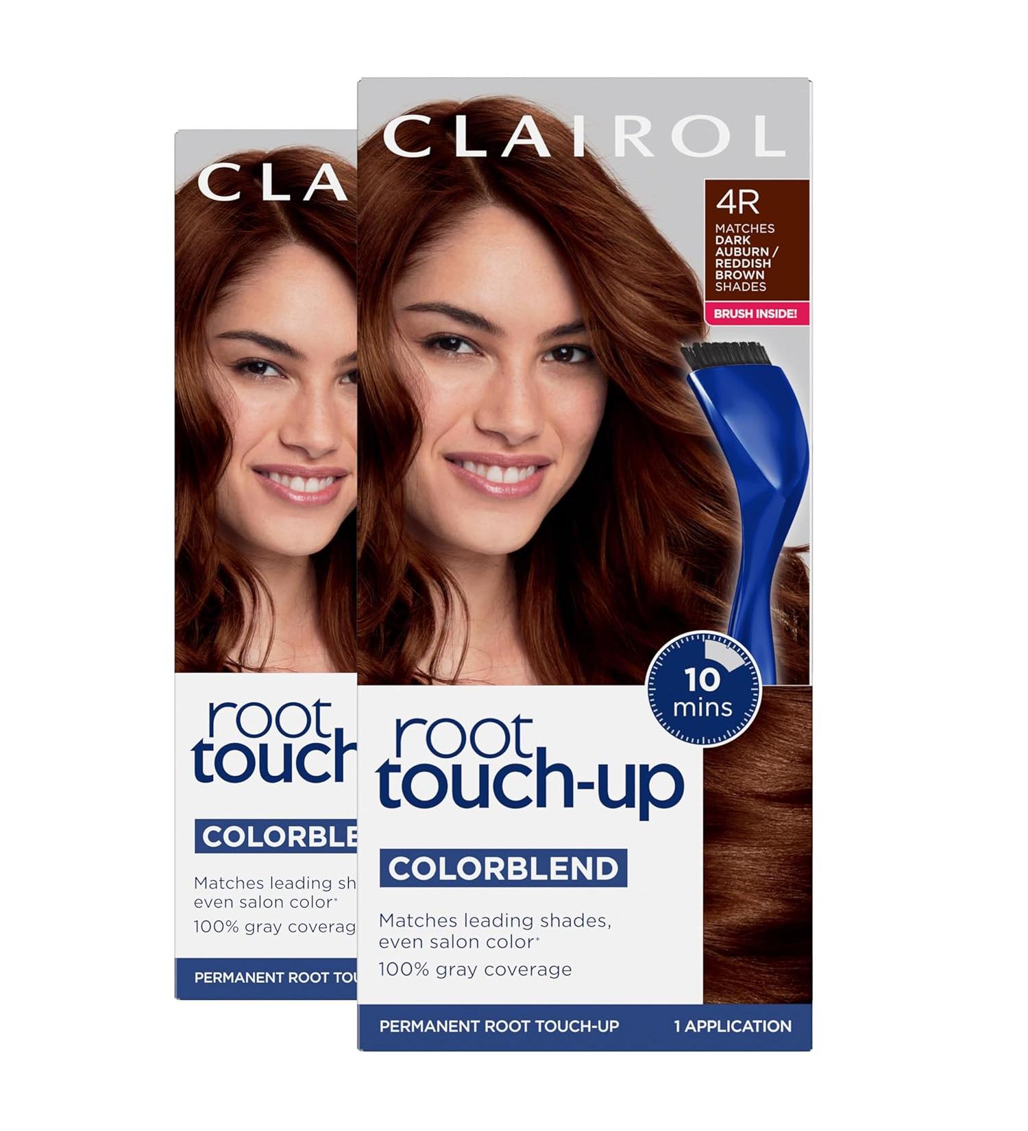 Clairol Root Touch-Up Nice'n Easy 4R Dark Auburn/Reddish Brown Hair Dye 2-Pack - Buy Online on GoSupps.com