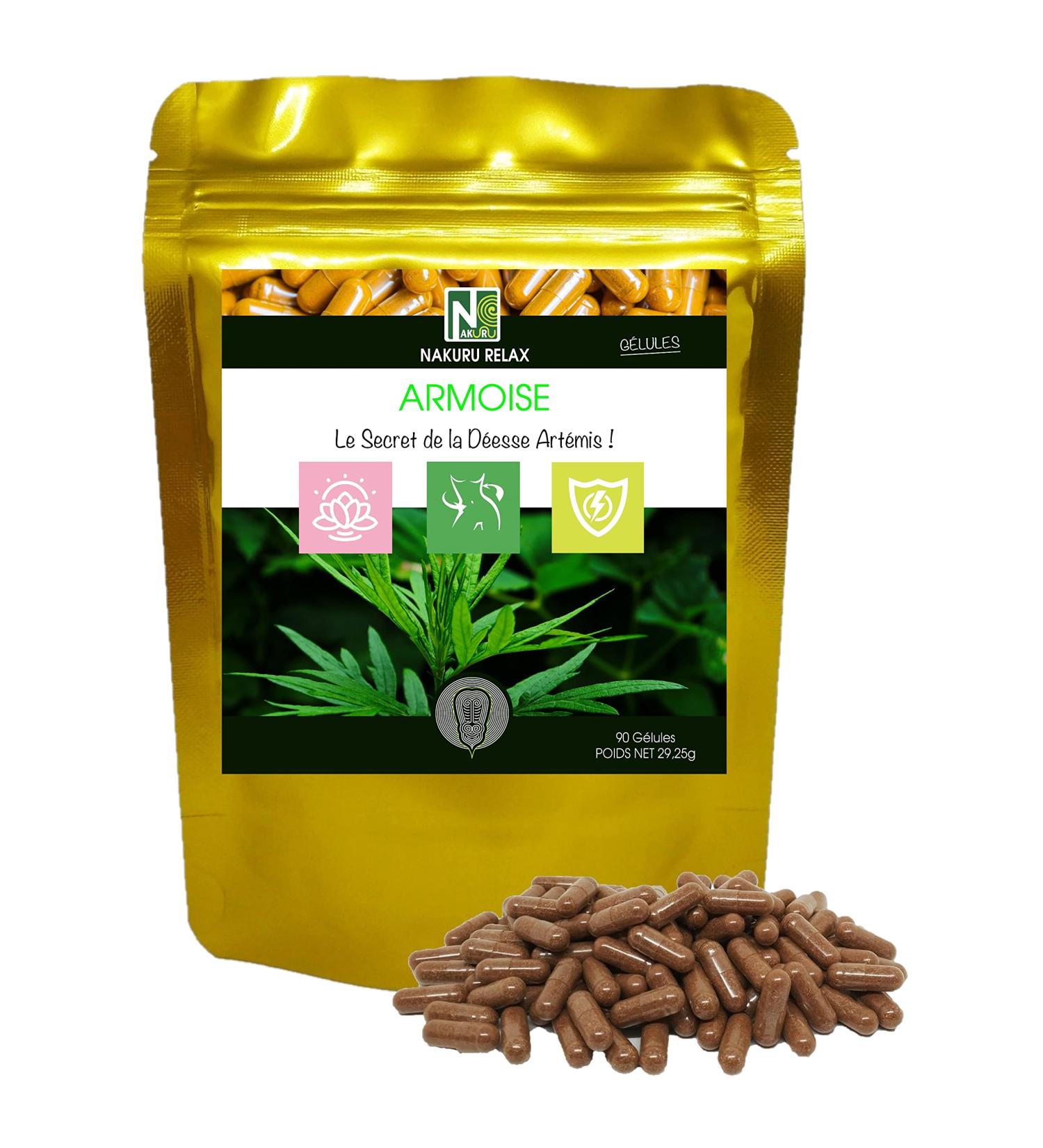 NAKURU | Artemis | Relax Range | Made in France | "The Secret of the Goddess Artemis!" | (90 Capsules of 325mg/Net Weight: 29g) - Buy Online on GoSupps.com