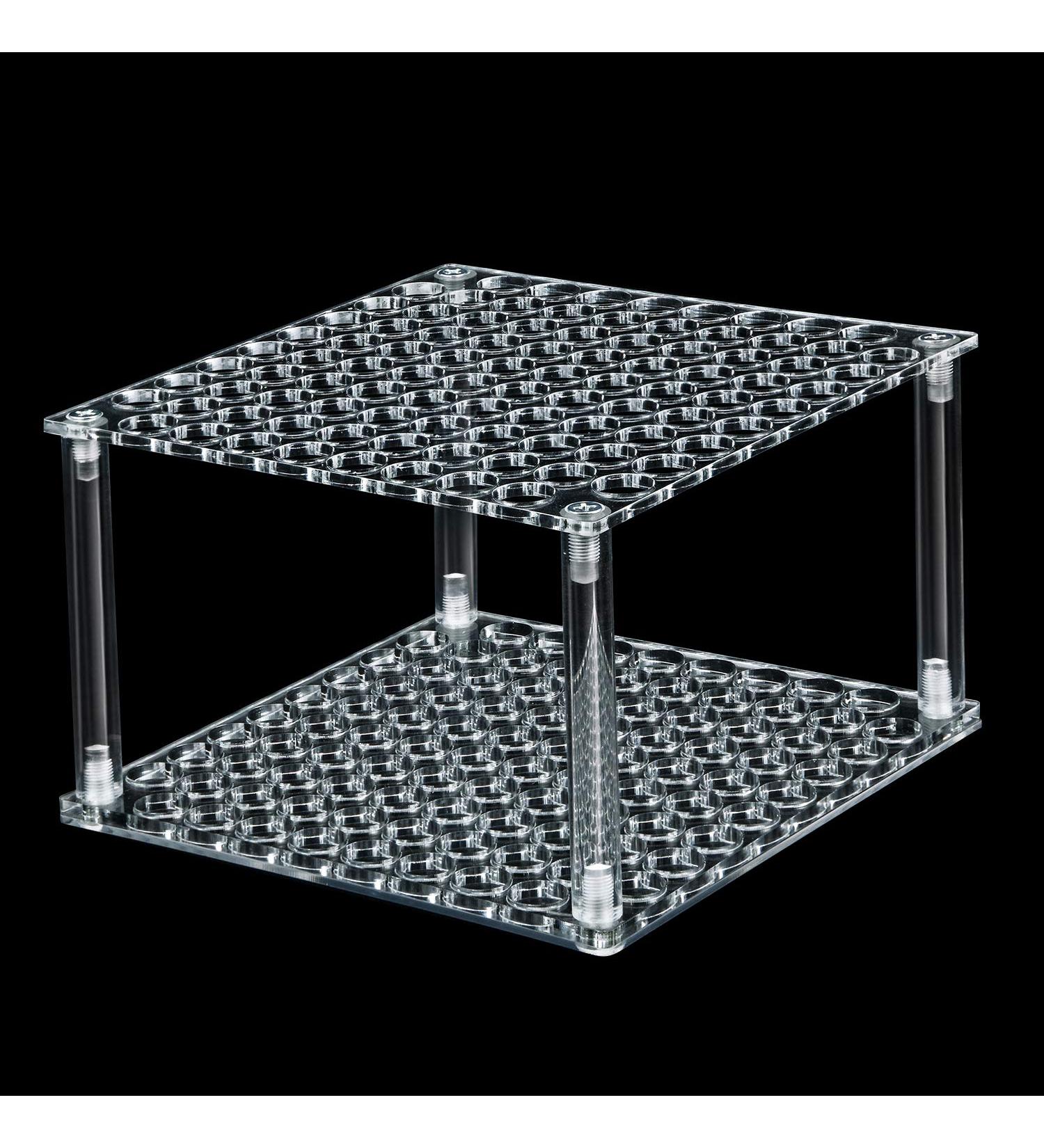 96 Hole Pencil Brush Holder Acrylic Pen Holder Desk Stand Organizer for Pencils Paint Brushes Markers Display and Home Storage (1 Pieces) - Buy Online on GoSupps.com