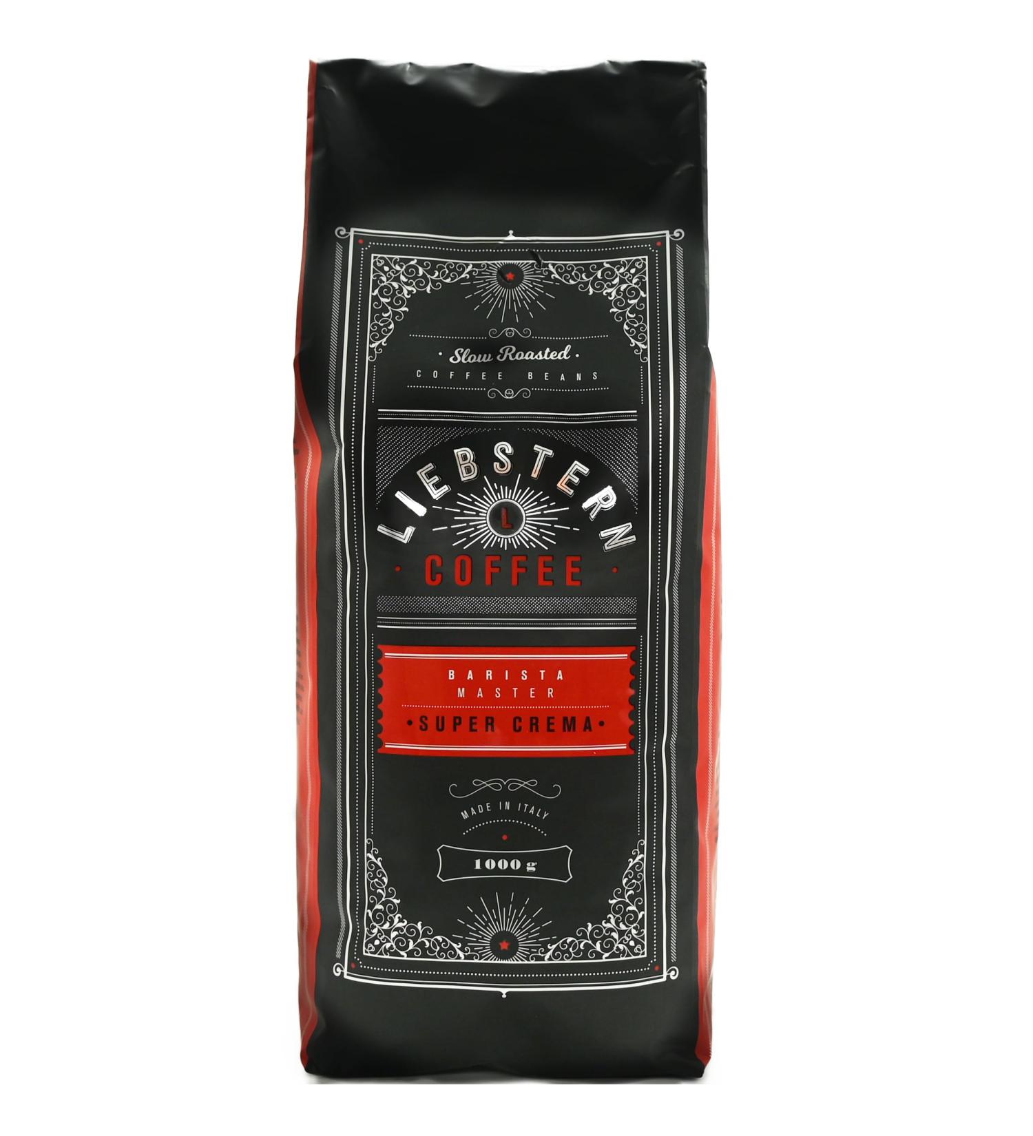 LIEBSTERN COFFEE Coffee beans 1kg SUPER CREMA Coffee with little extra acidity Best espresso coffee beans for fully automatic machines Roasted lots of aroma - Buy Online on GoSupps.com