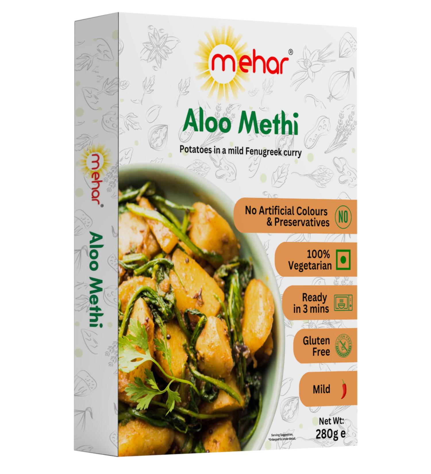 Mehar Saag Aloo Ready to Eat Meal 280 gm