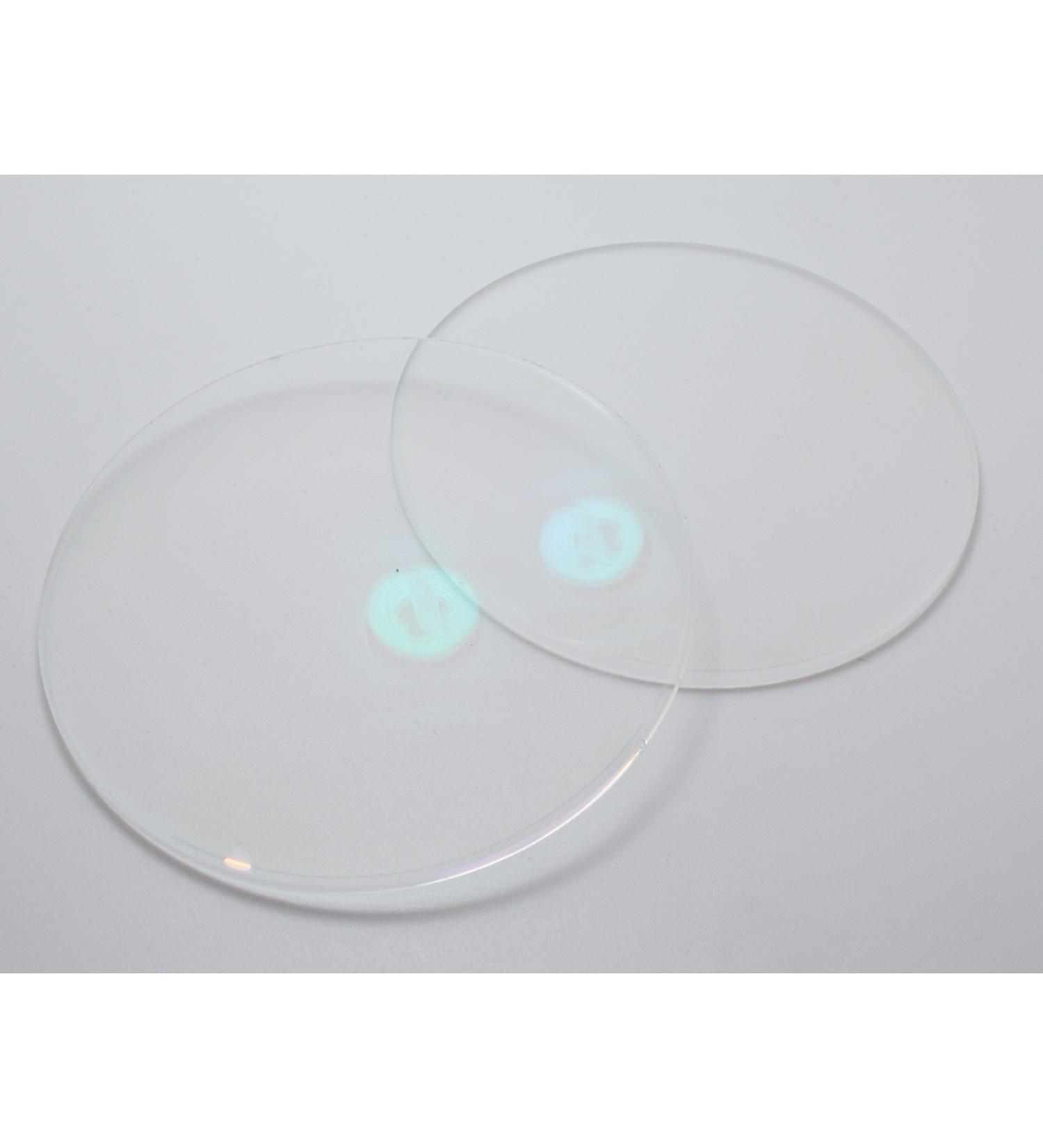 2 plastic lenses in standard index 1.50 including hard coating super anti-reflective coating and CleanCoat