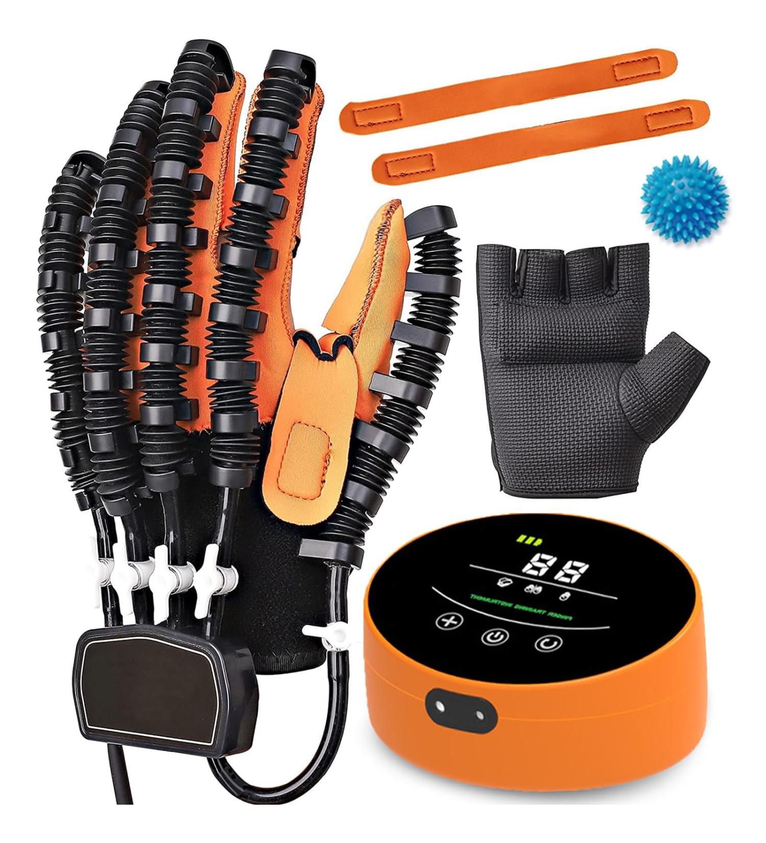 Rehabilitation Robot Gloves for Stroke Hemiplegia Patients Equipment for Hand Pain Relief Therapy Hand Exerciser Aids Robotic Glove(Size:Left Hand M Color:Orange) Left Hand M Orange - Buy Online on GoSupps.com