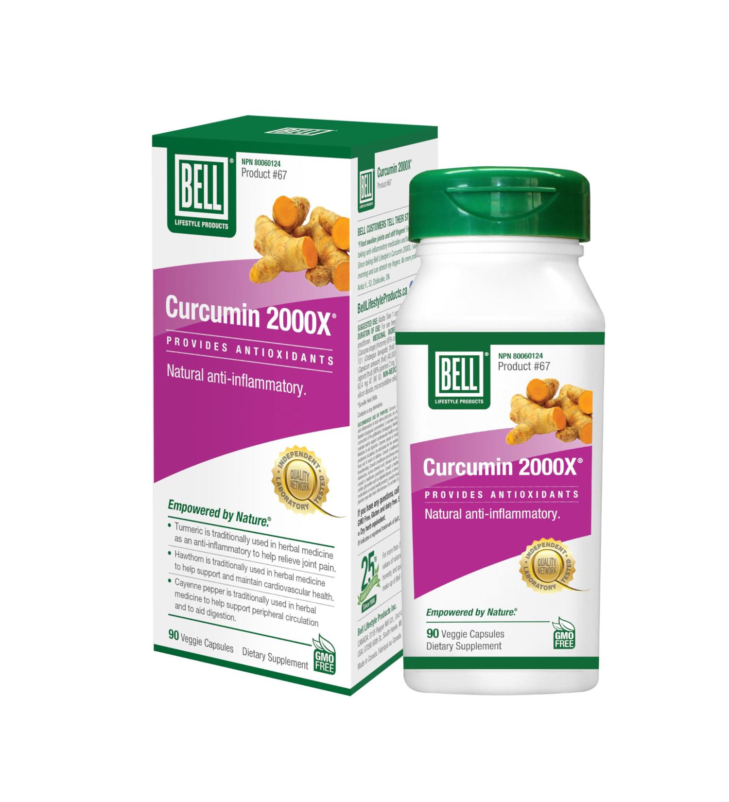 Bell Curcumin 2000X - combines turmeric with black pepper Vitamin E and hawthorn to help support digestion cardiovascular health and peripheral circulation. Bell Curcumin 2000X 90 Capsules - Buy Online on GoSupps.com