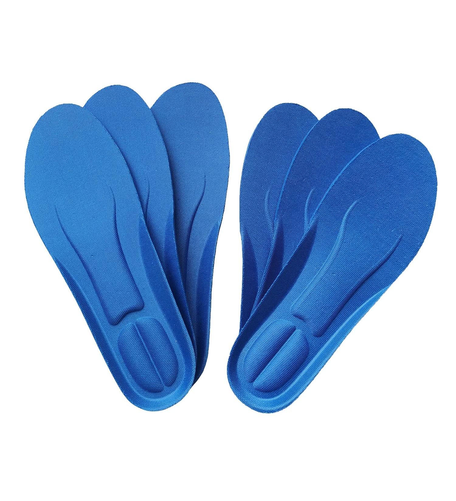 Memory Foam Shoe Insoles 3 Pairs for Work Boots, Sneakers, Running Shoes | Cushion Shock Absorbing Comfort Inner Soles for Men Women (Size Women 7.5-9.5 / Men 6.5-8.5) - Buy Online on GoSupps.com