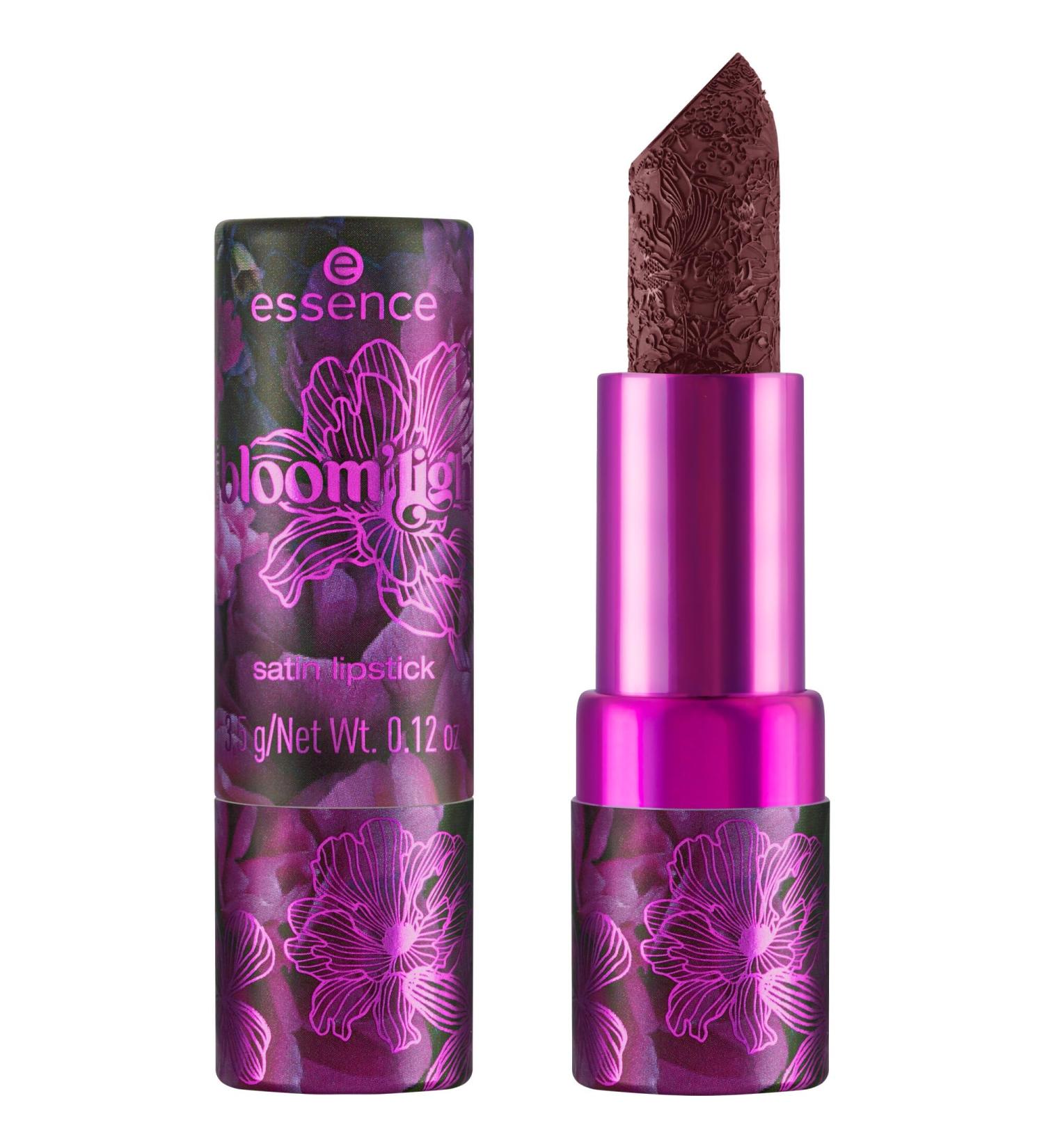 Essence in the bloom'light satin lipstick natural intense in color matte (3.5g) - Buy Online on GoSupps.com