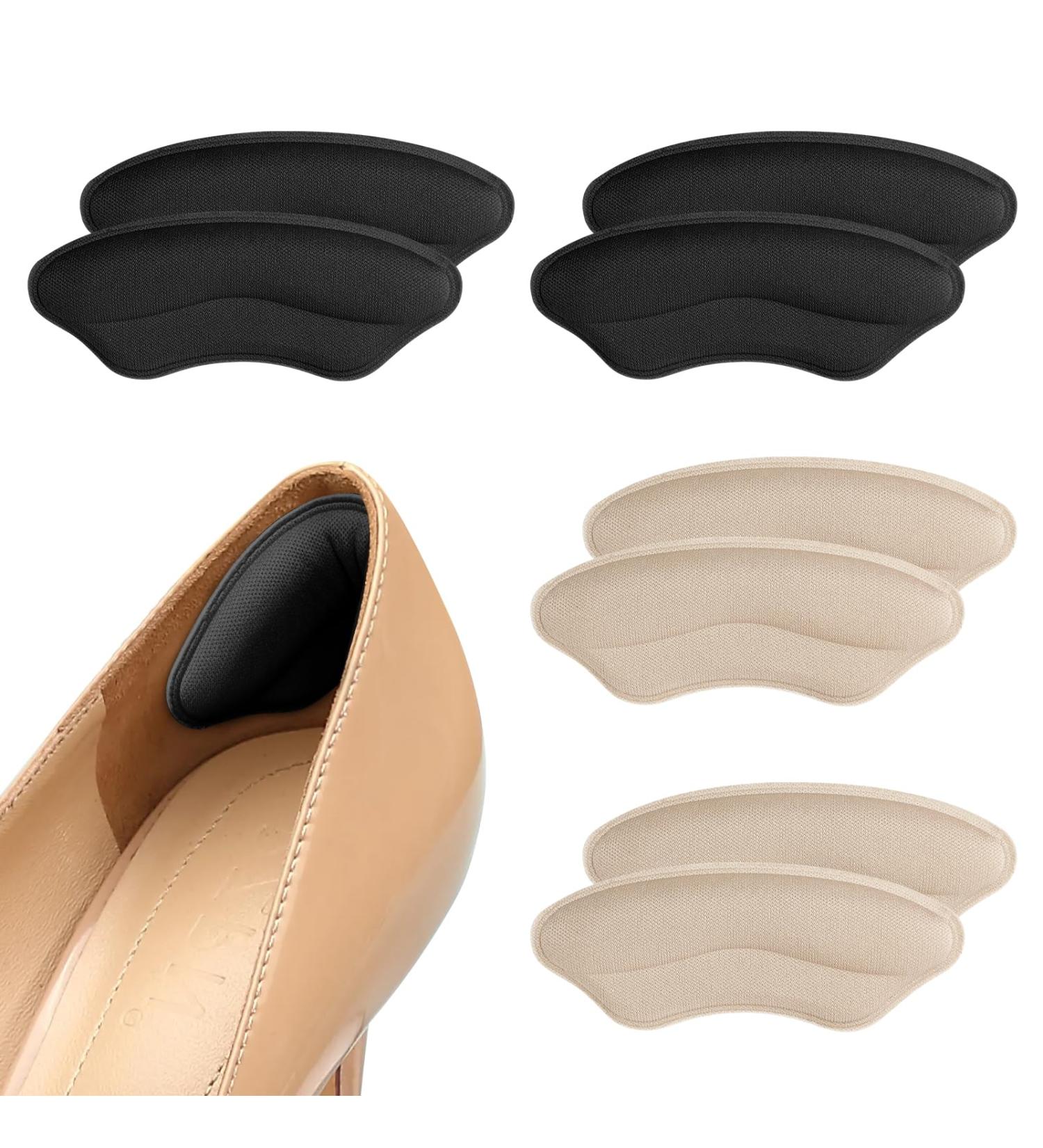 Clundoo Anti-Slip Heel Cushion (8 Pack) - Self-Adhesive Heel Holders for Oversized Shoes Prevent Blisters & Friction for Leather & Sports Footwear - Buy Online on GoSupps.com